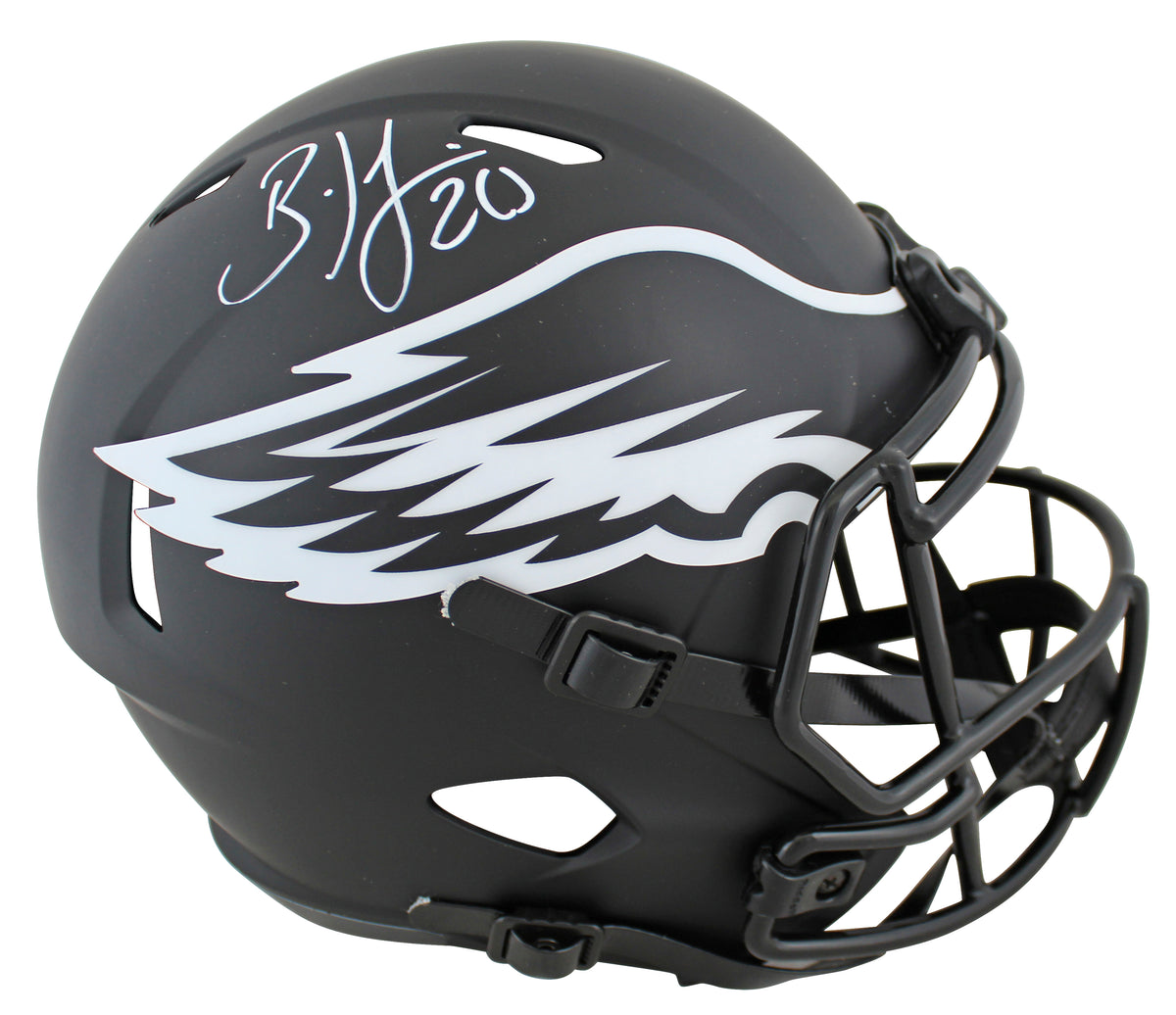 Eagles Brian Dawkins Signed Eclipse Full Size Speed Rep Helmet JSA Witnessed