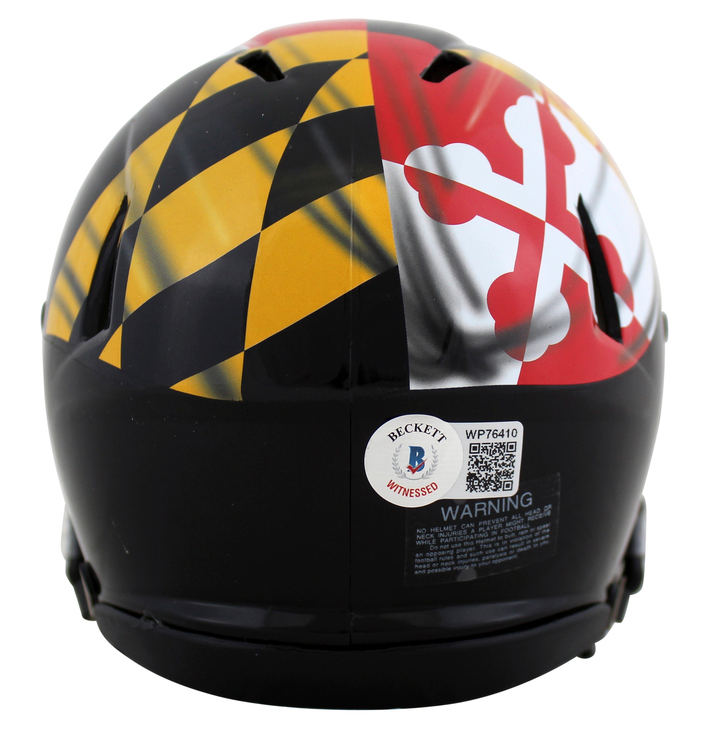 Maryland Taulia Tagovailoa Authentic Signed Speed Mini Helmet BAS Witnessed