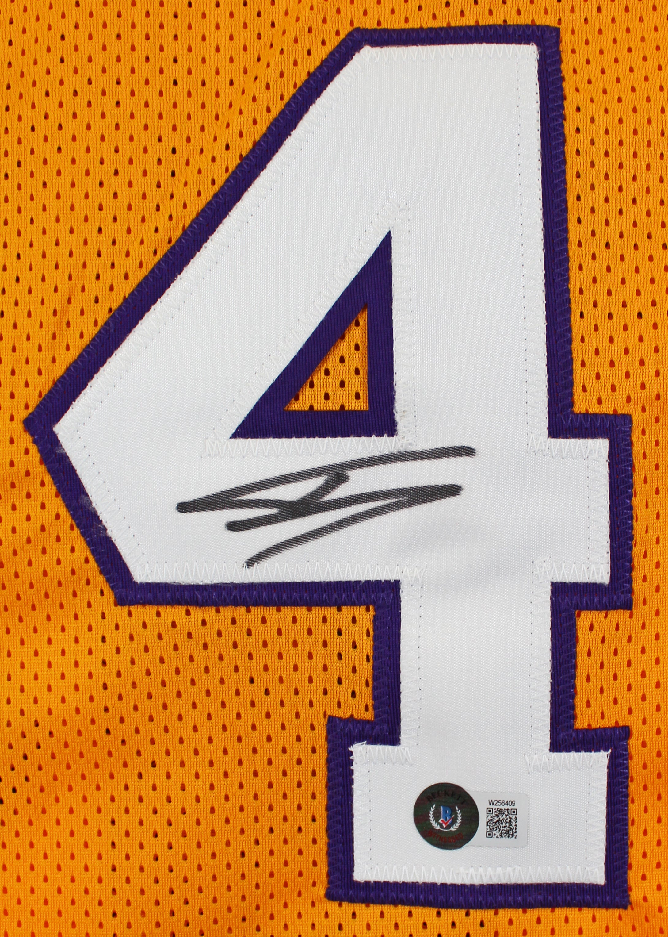 ** HOLIDAY DOORBUSTER ** Shaquille O'Neal Authentic Signed Yellow Pro Style Jersey BAS Witnessed 2