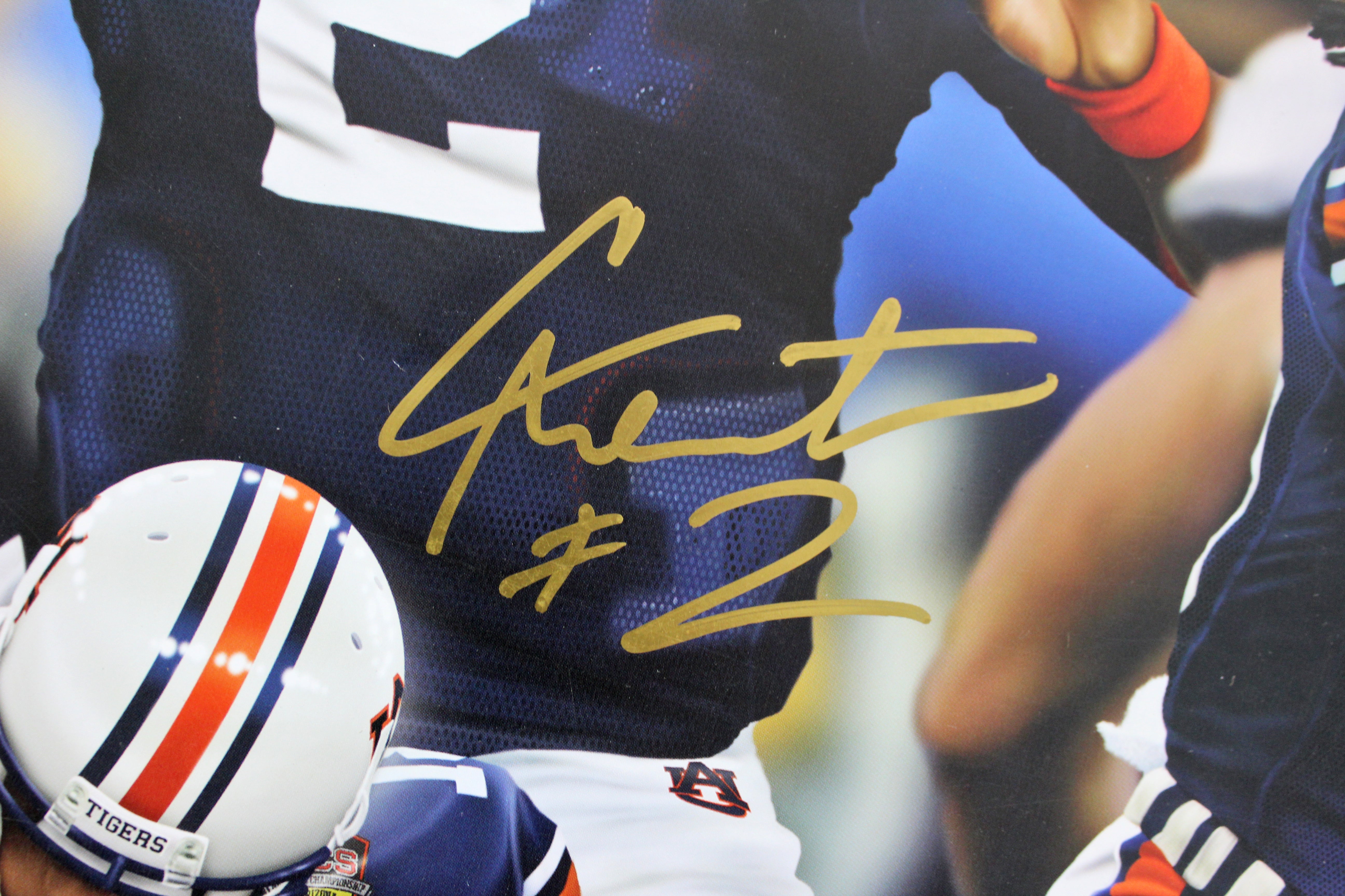 Auburn (4) Newton, Fairley Signed 24x27 Litho LE #619/3000 Fanatics #FA005355