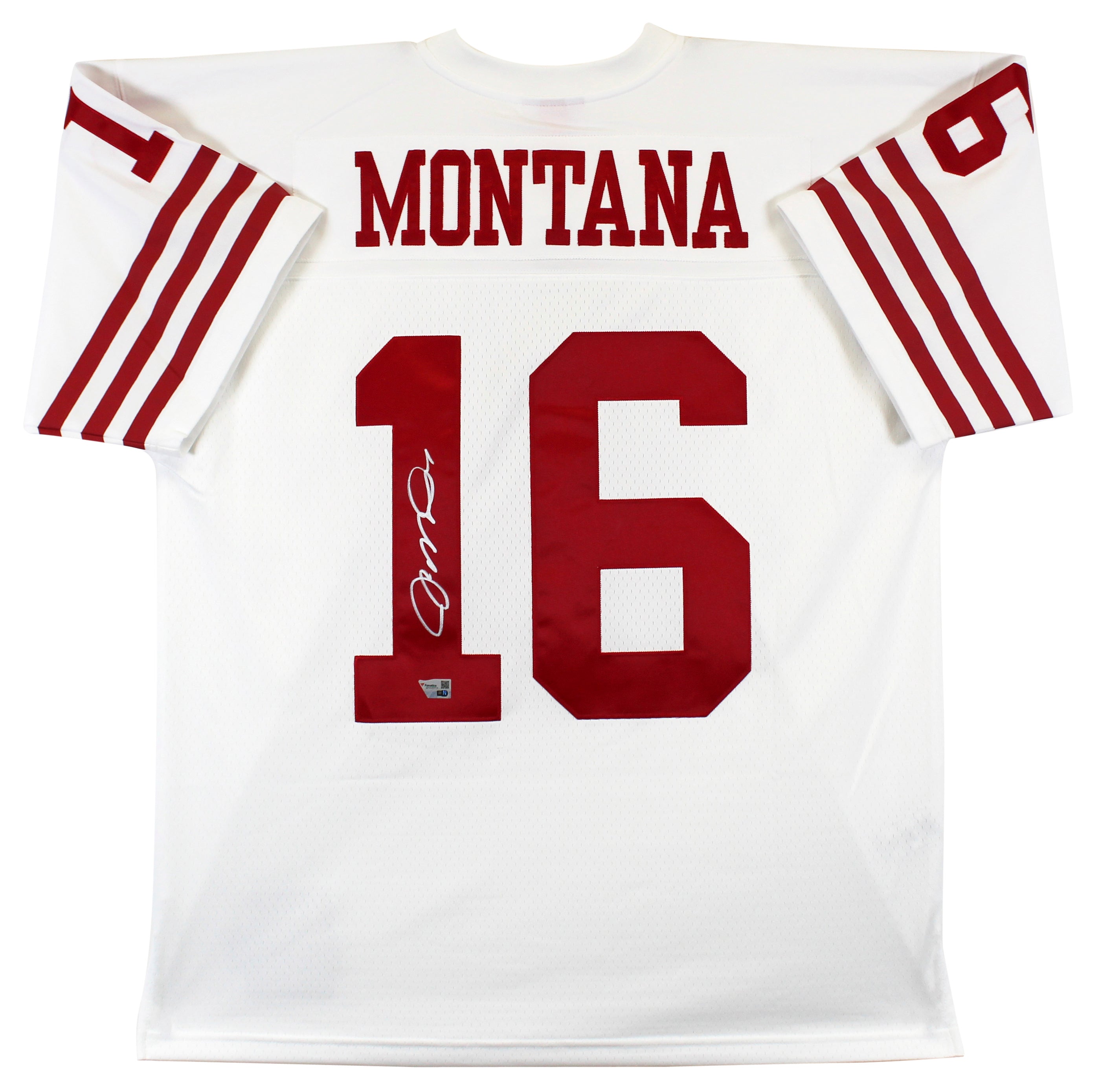 49ers Joe Montana Authentic Signed White Mitchell & Ness Jersey Fanatics