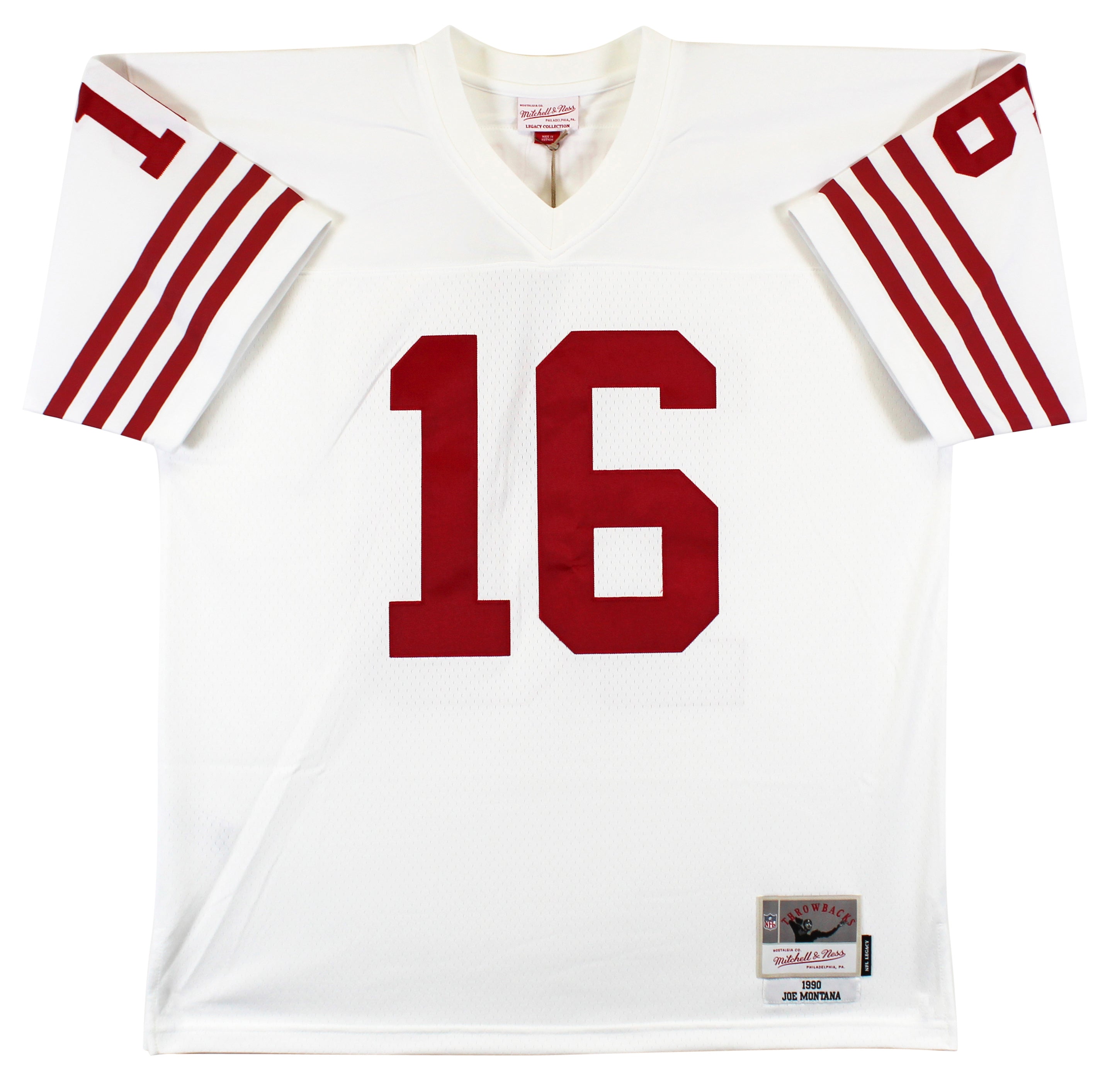 49ers Joe Montana Authentic Signed White Mitchell & Ness Jersey Fanatics