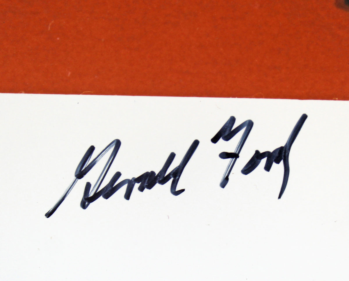 Presidential (4) Reagan, Nixon, Ford & Carter Signed 11x14 Photo PSA #AH41085