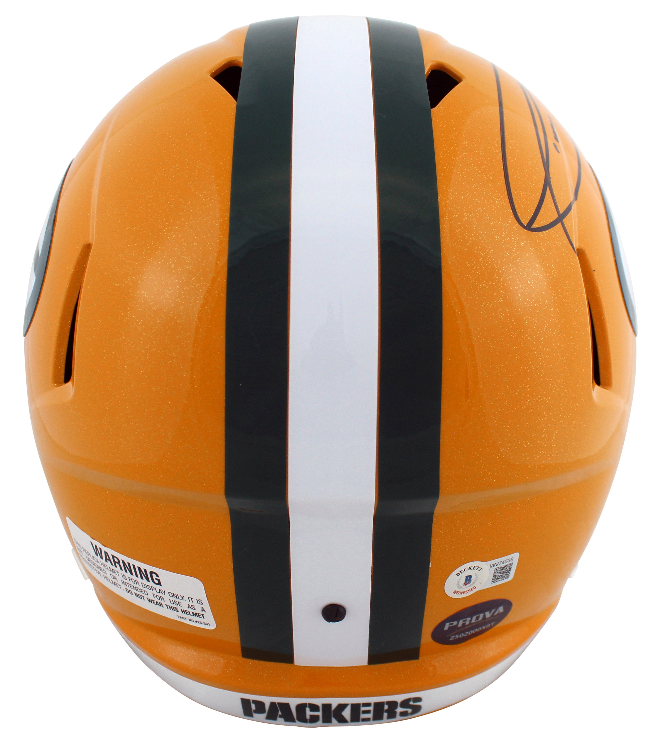 Packers Donald Driver Authentic Signed Full Size Speed Rep Helmet BAS Witnessed