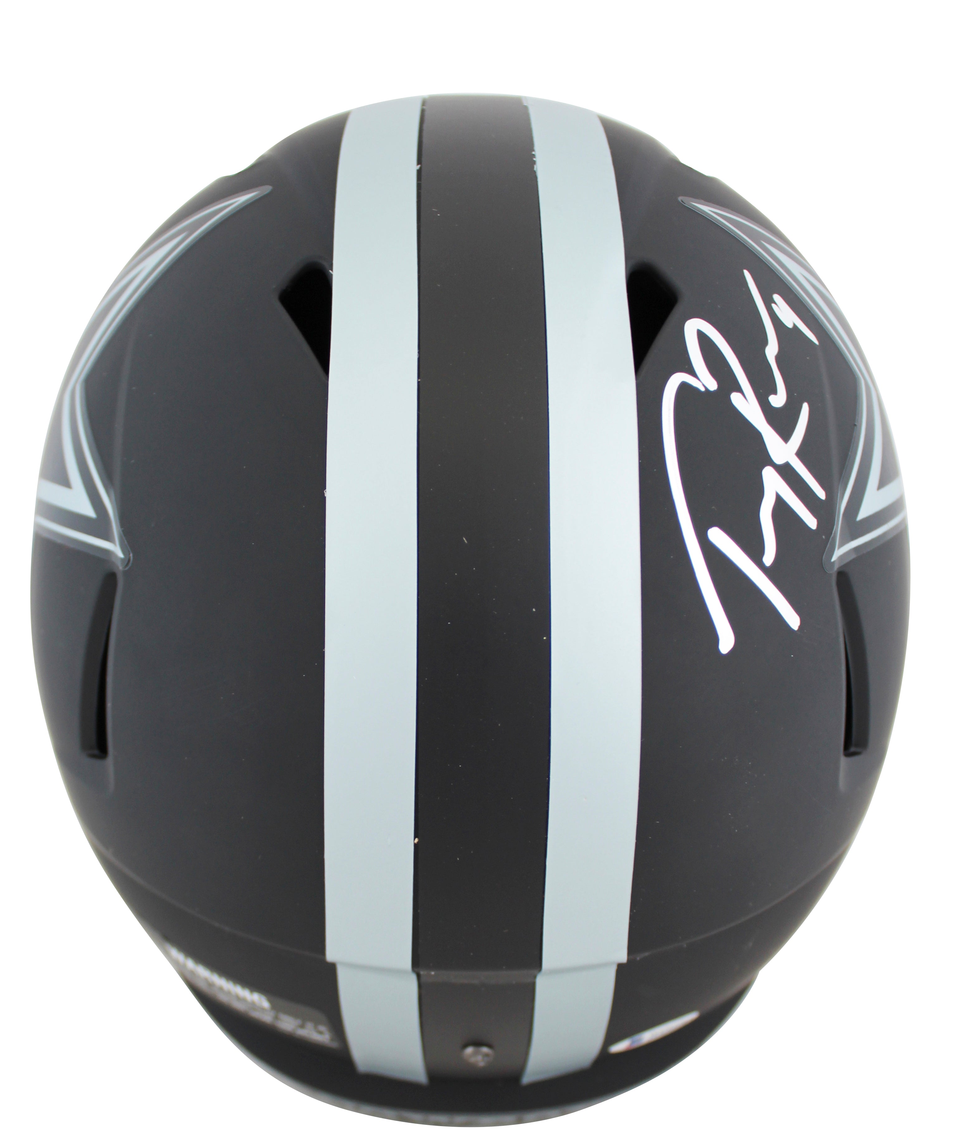 Cowboys Tony Romo Signed Eclipse Full Size Speed Rep Helmet BAS Witnessed