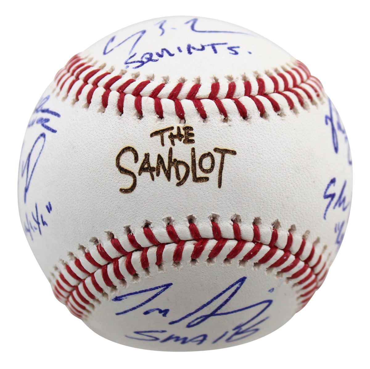 Sandlot (6) Guiry, Leopardi, +4 Signed Baseball w/ Character Names BAS  #M84779