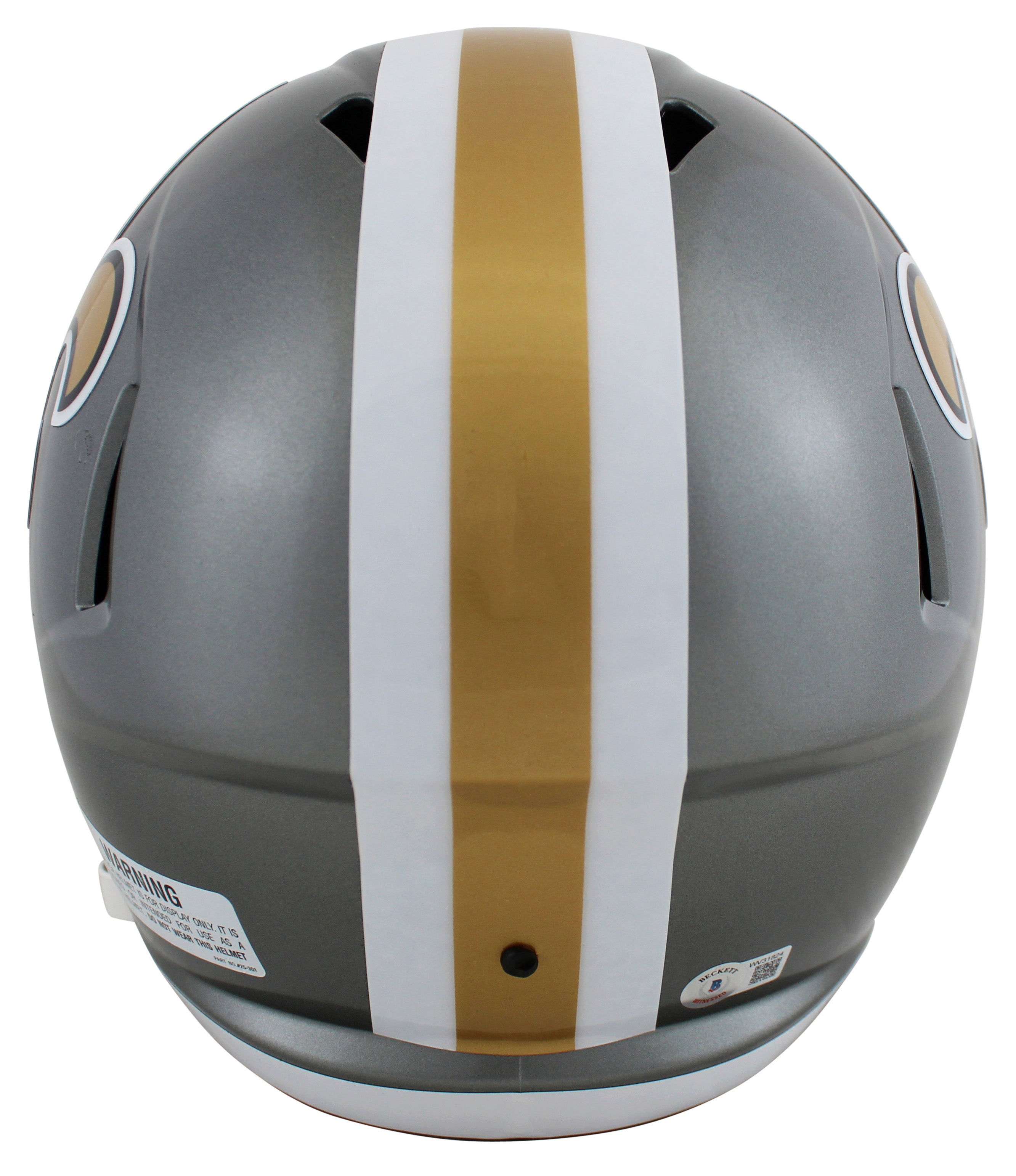 Saints Alvin Kamara Signed Flash Full Size Speed Rep Helmet BAS Witnessed