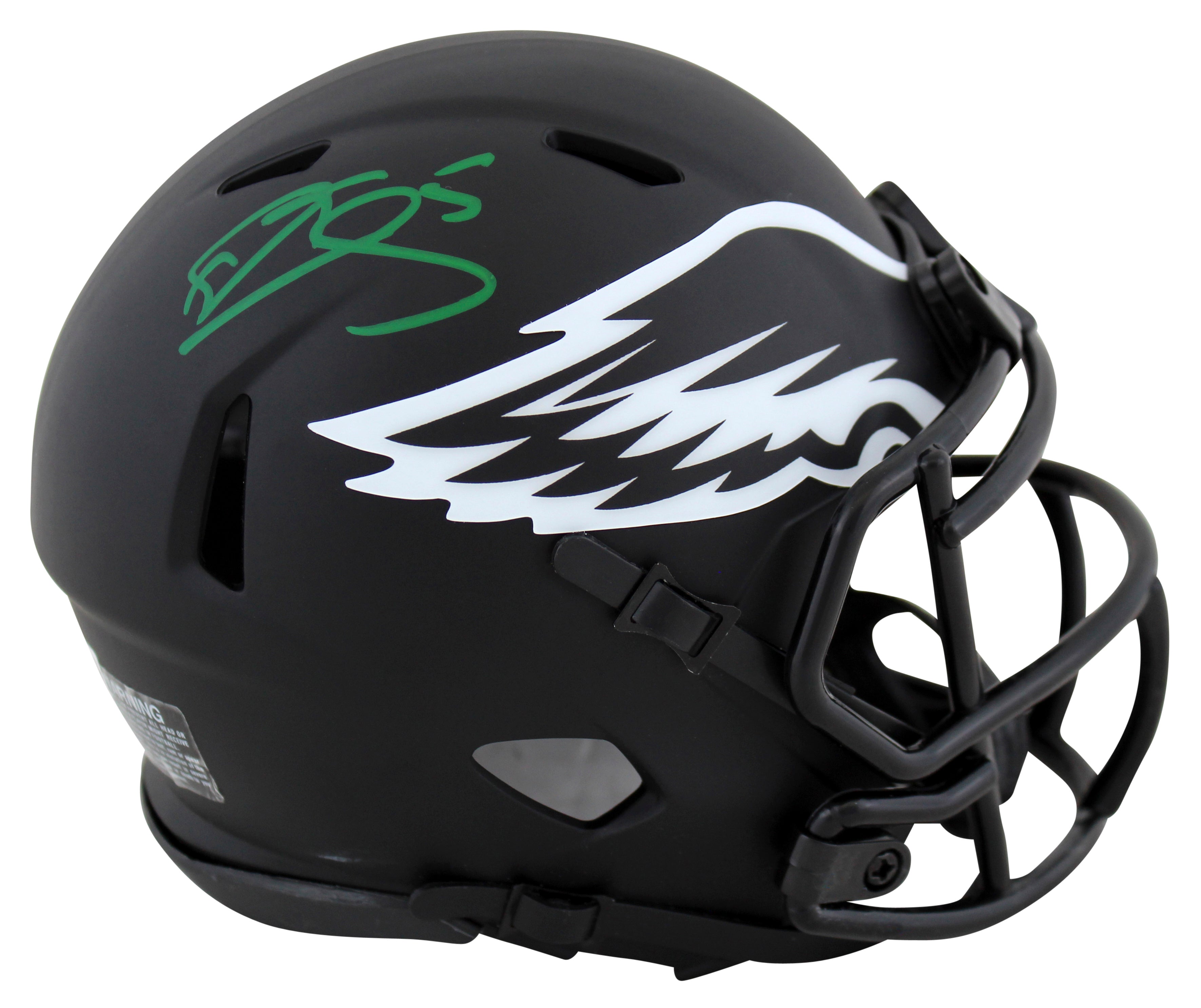 Eagles Donovan McNabb Authentic Signed Eclipse Speed Mini Helmet BAS Witnessed