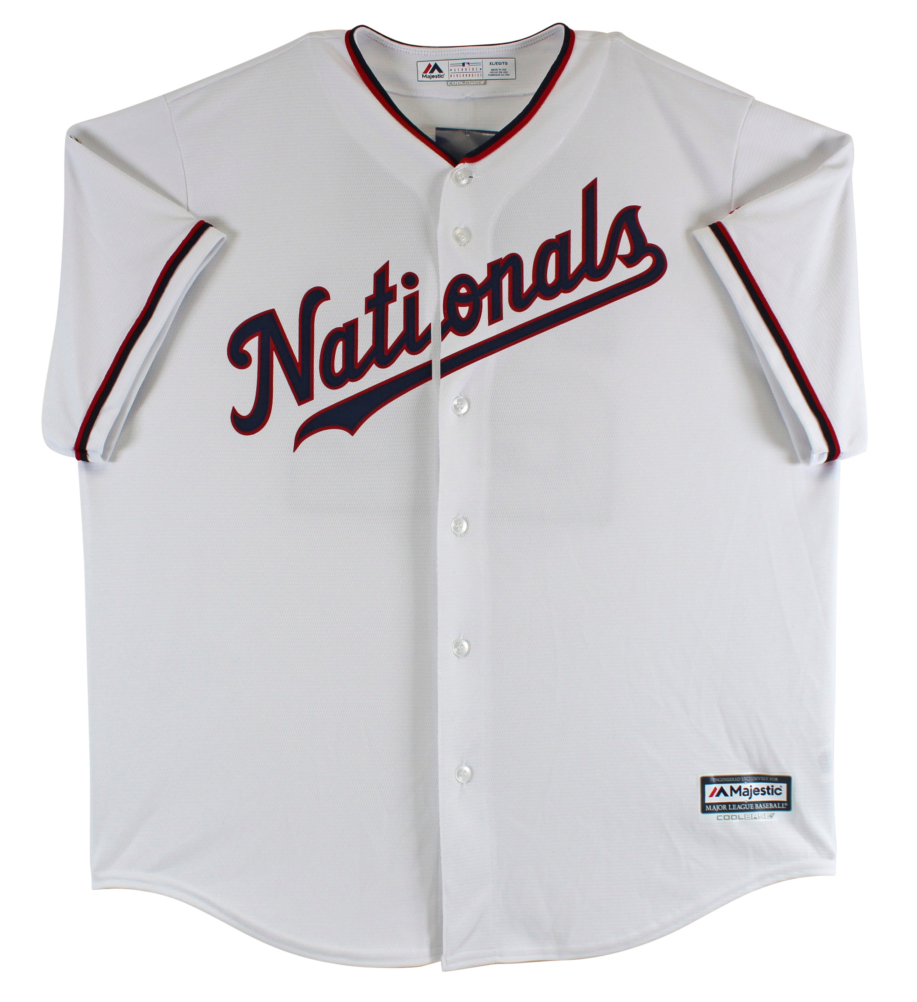 Nationals Juan Soto Authentic Signed White Majestic Cool Base Jersey JSA