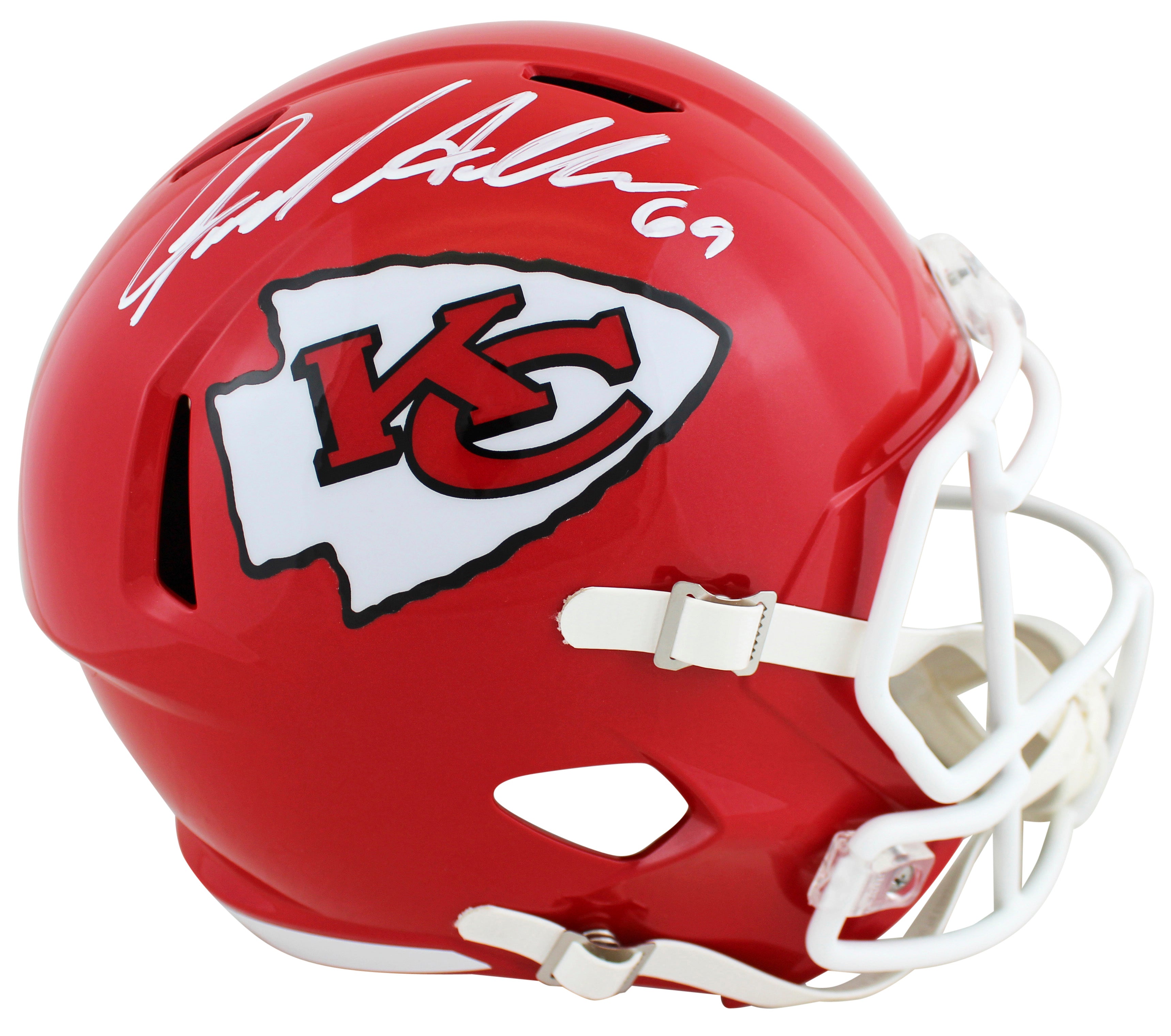 Chiefs Jared Allen Authentic Signed Full Size Speed Rep Helmet BAS Witnessed