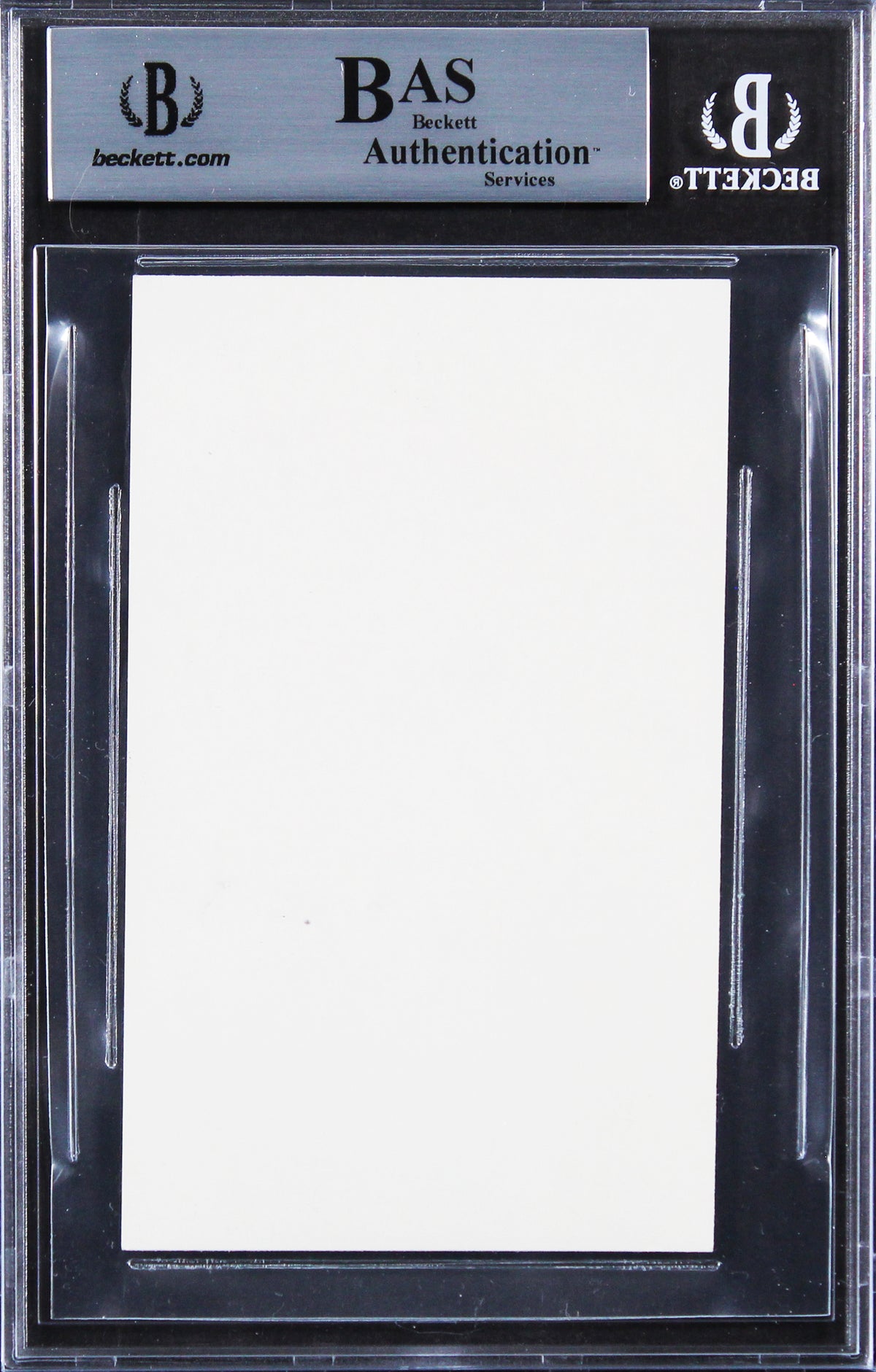 Alan Thicke Growing Pains Authentic Signed 3x5 Index Card BAS Slabbed