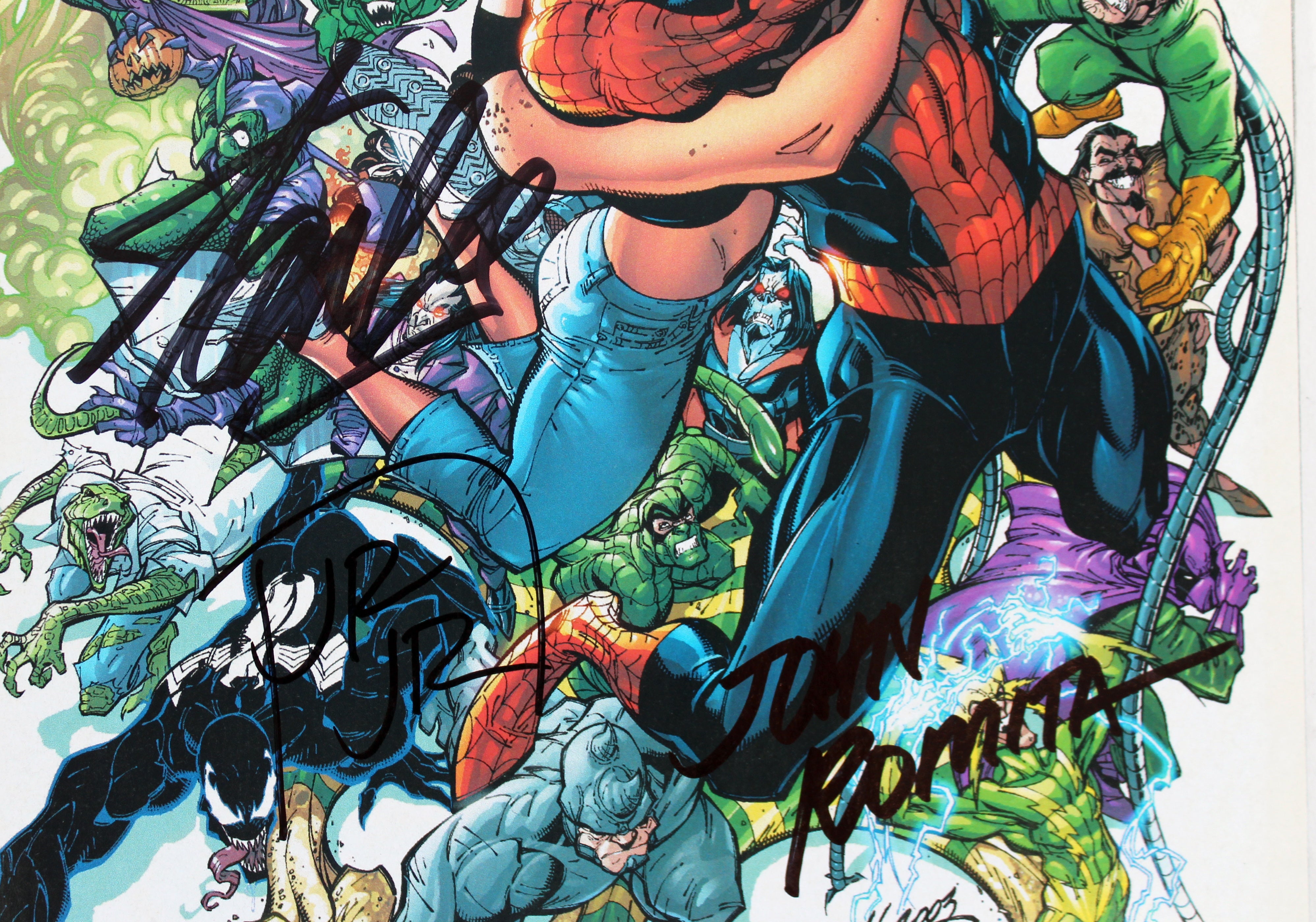 (4) Stan Lee, Romita, Hanna +1 Signed The Amazing Spider-Man #500 Comic JSA