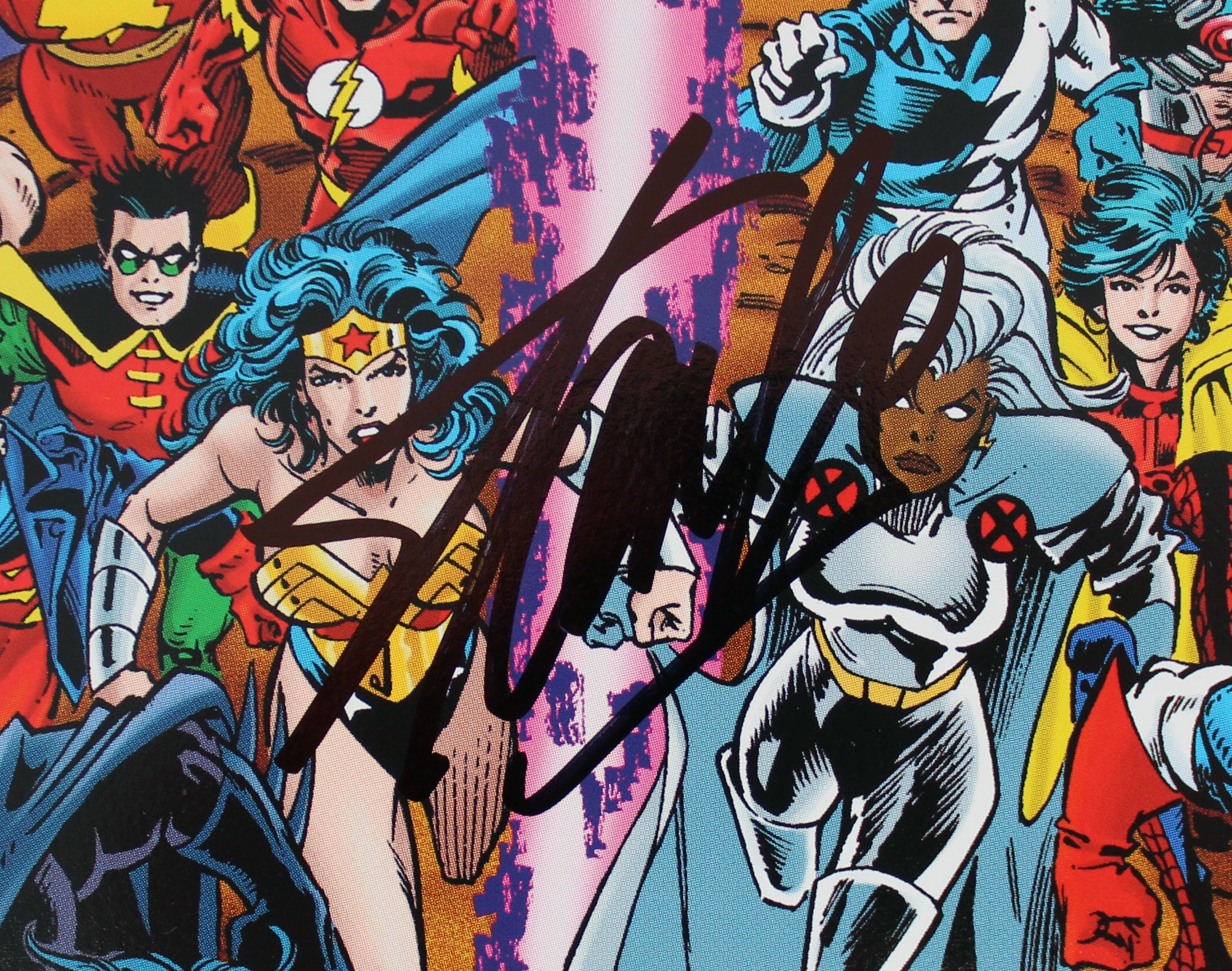 (3) Stan Lee, Jurgens & Marz Signed DC Versus Marvel #1 Comic JSA #XX05188