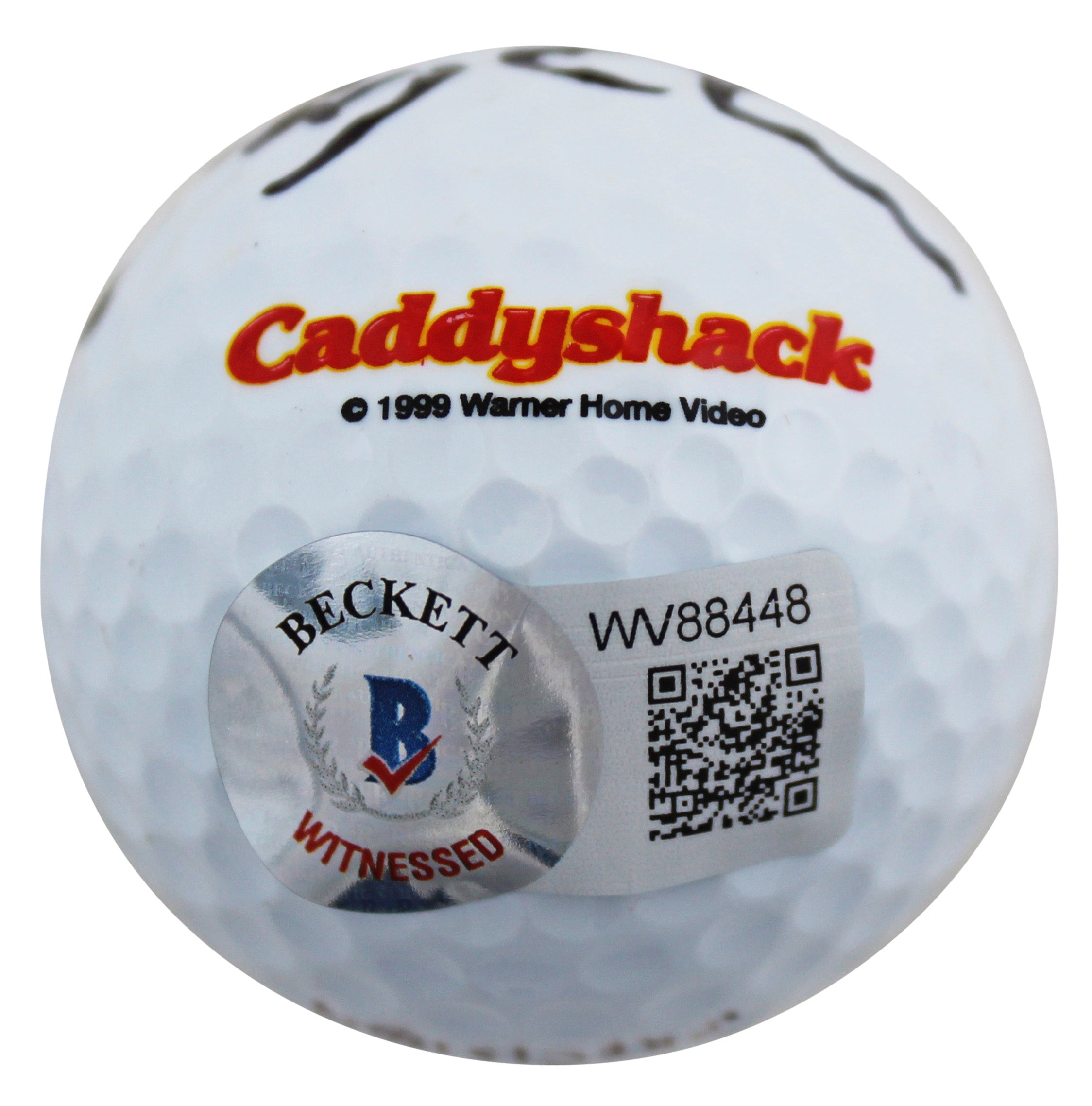 Chevy Chase Authentic Signed Caddyshack Logo Dunlop Golf Ball BAS Witnessed