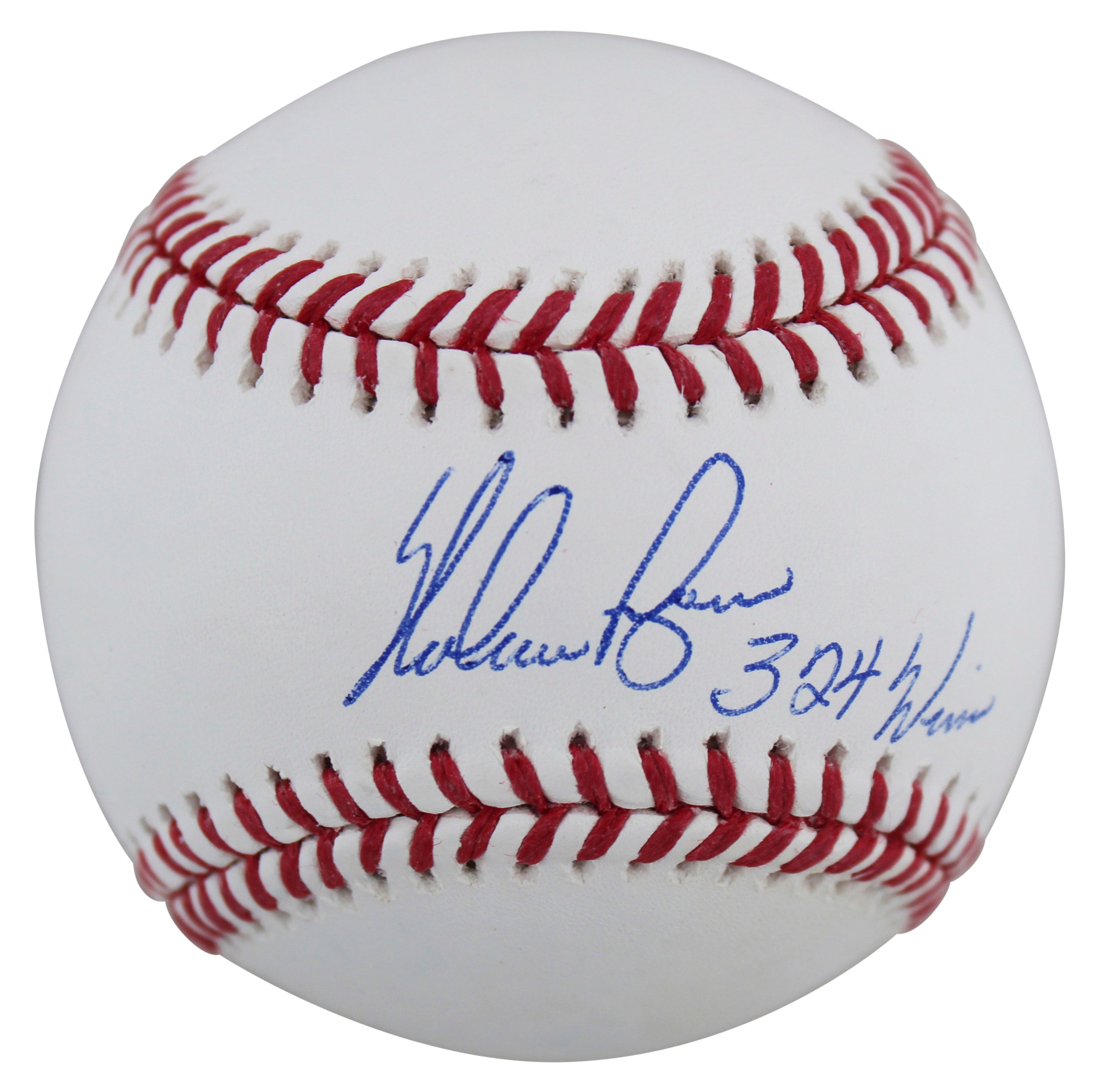 Rangers Nolan Ryan 324 Wins Authentic Signed Robert Manfred Oml Baseball BAS