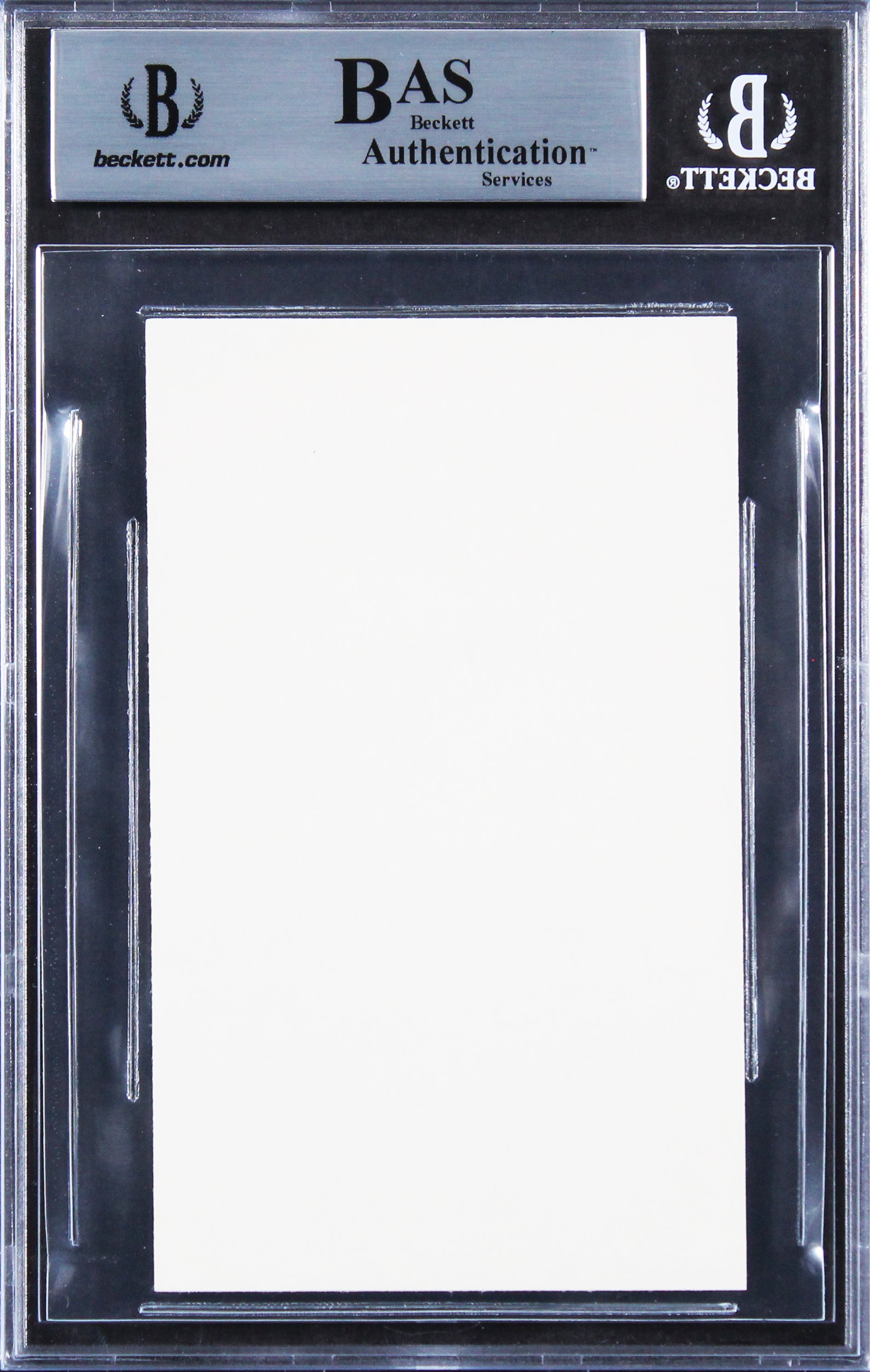 Lea Thompson Back To The Future Authentic Signed 3x5 Index Card BAS Slabbed