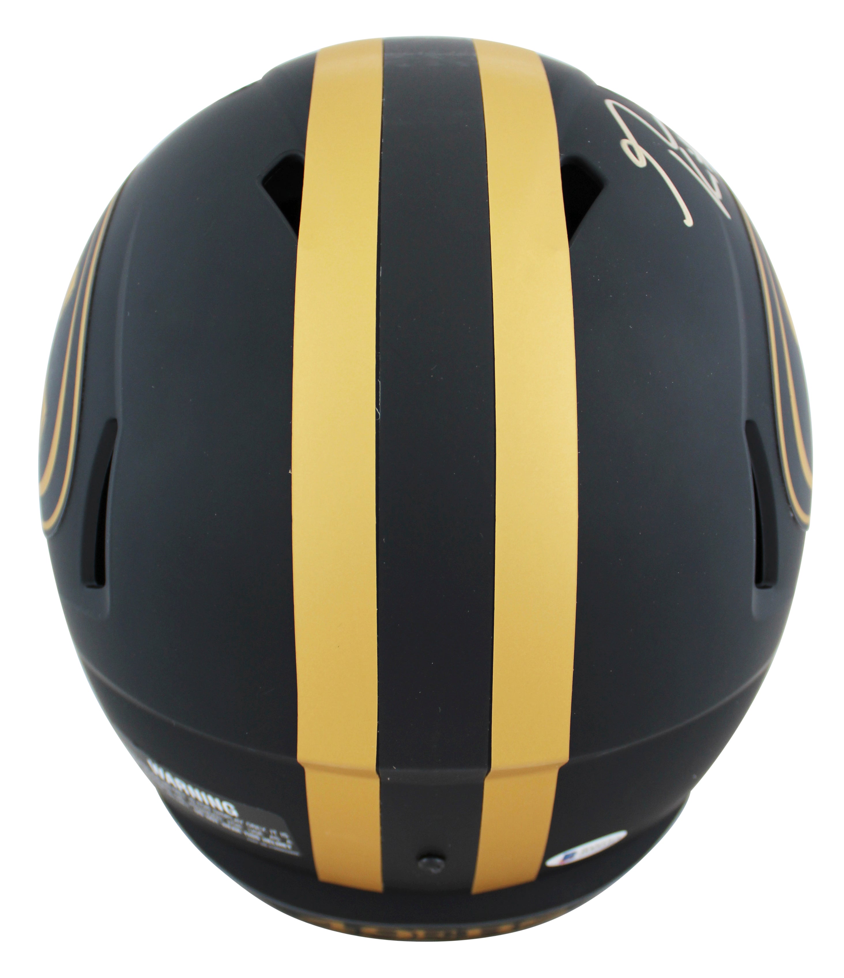 49ers George Kittle Signed Eclipse Full Size Speed Rep Helmet BAS Witnessed