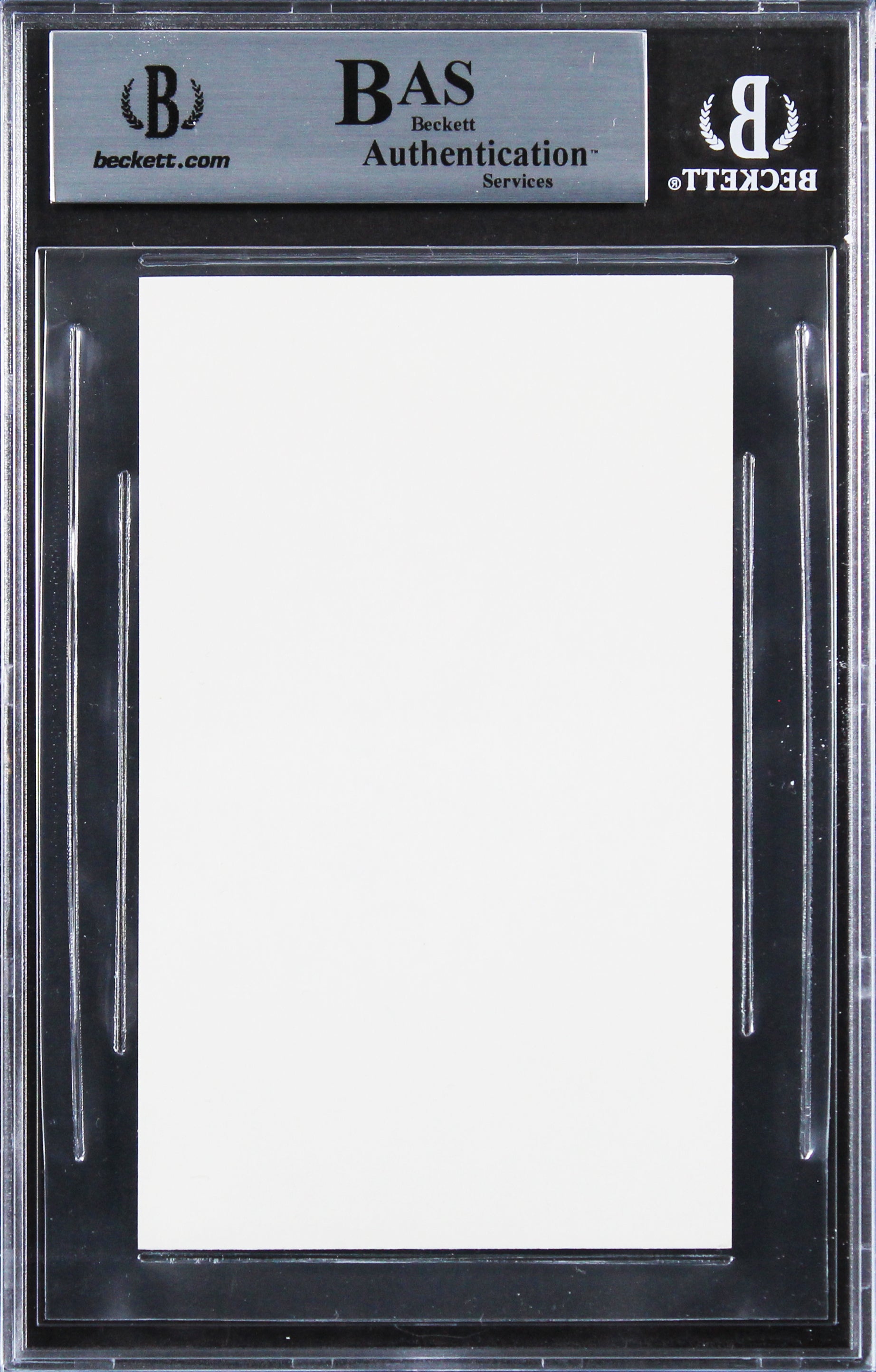 Aaron Spelling Beverly Hills 90210 Authentic Signed 3x5 Index Card BAS Slabbed