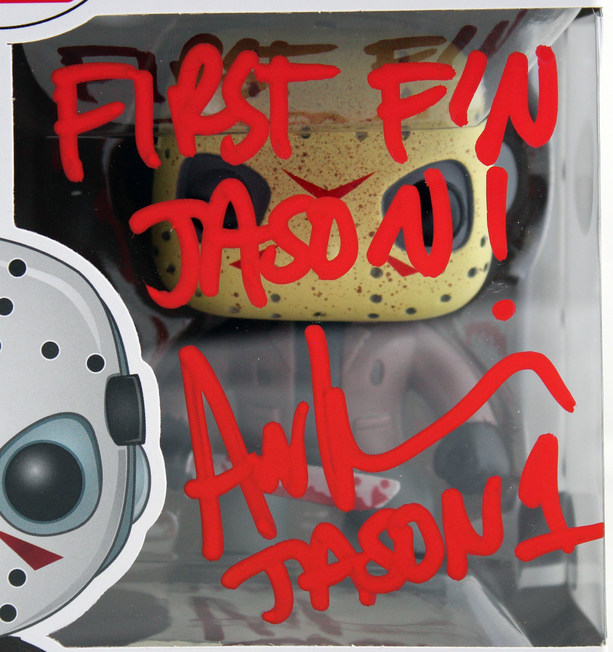 Ari Lehman "First F'n Jason" Signed Funko Pop Vinyl Figure W/ Red Sig BAS