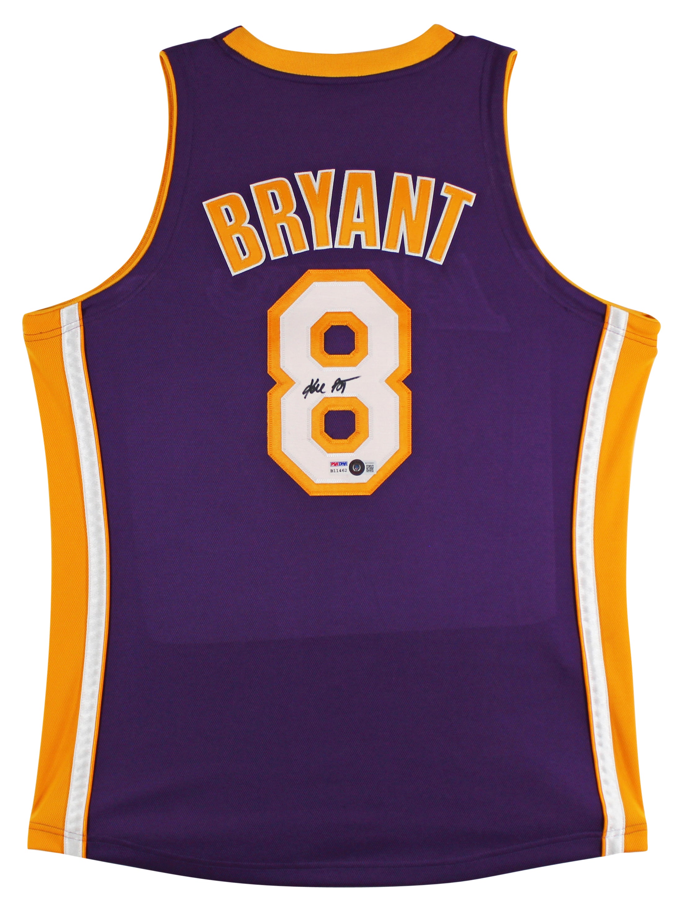 Lakers Kobe Bryant Signed Purple M&N 2000-01 TB HWC Framed Jersey BAS #AC33931