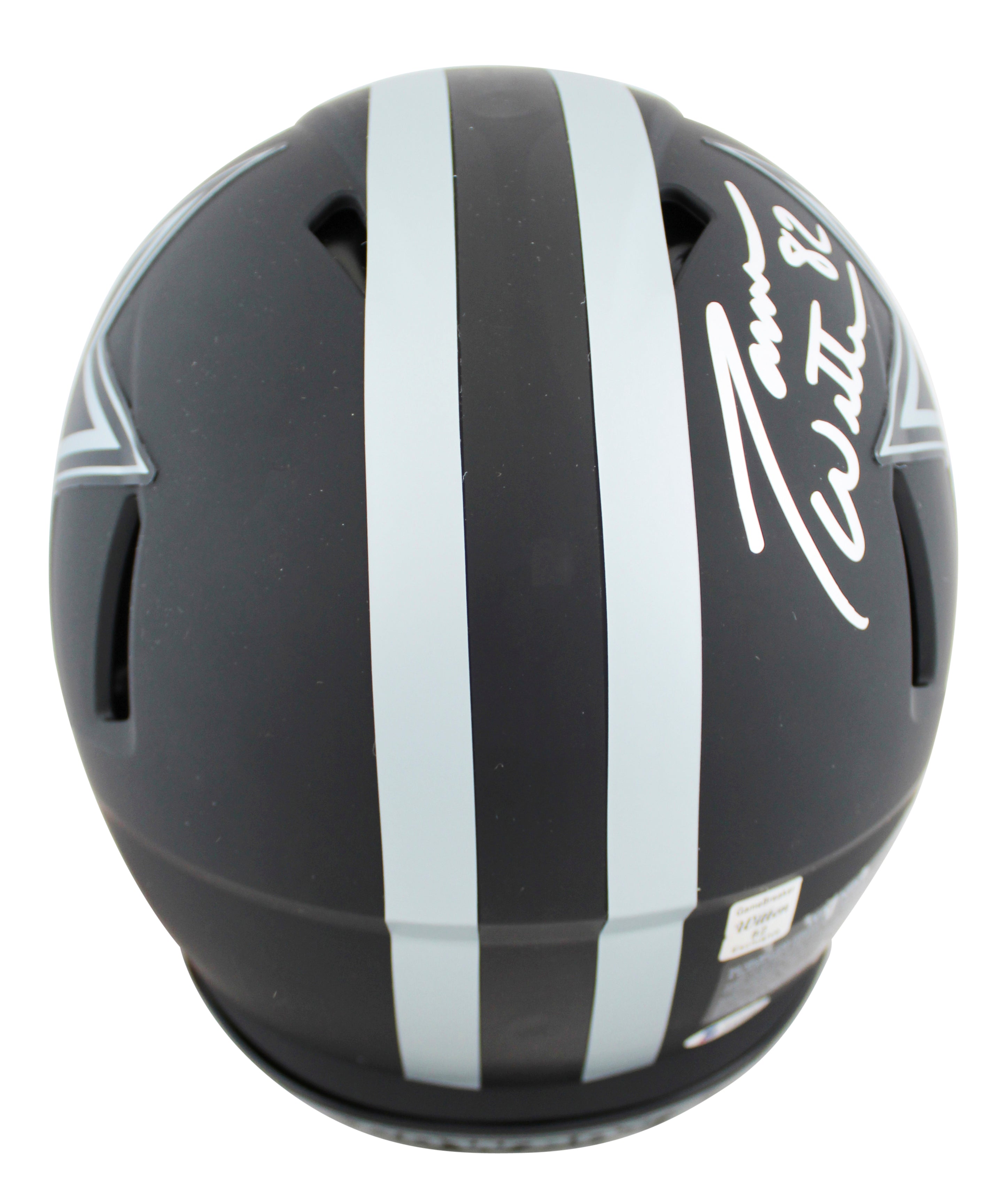 Cowboys Tony Romo & Jason Witten Signed Eclipse F/S Speed Proline Helmet BAS Wit