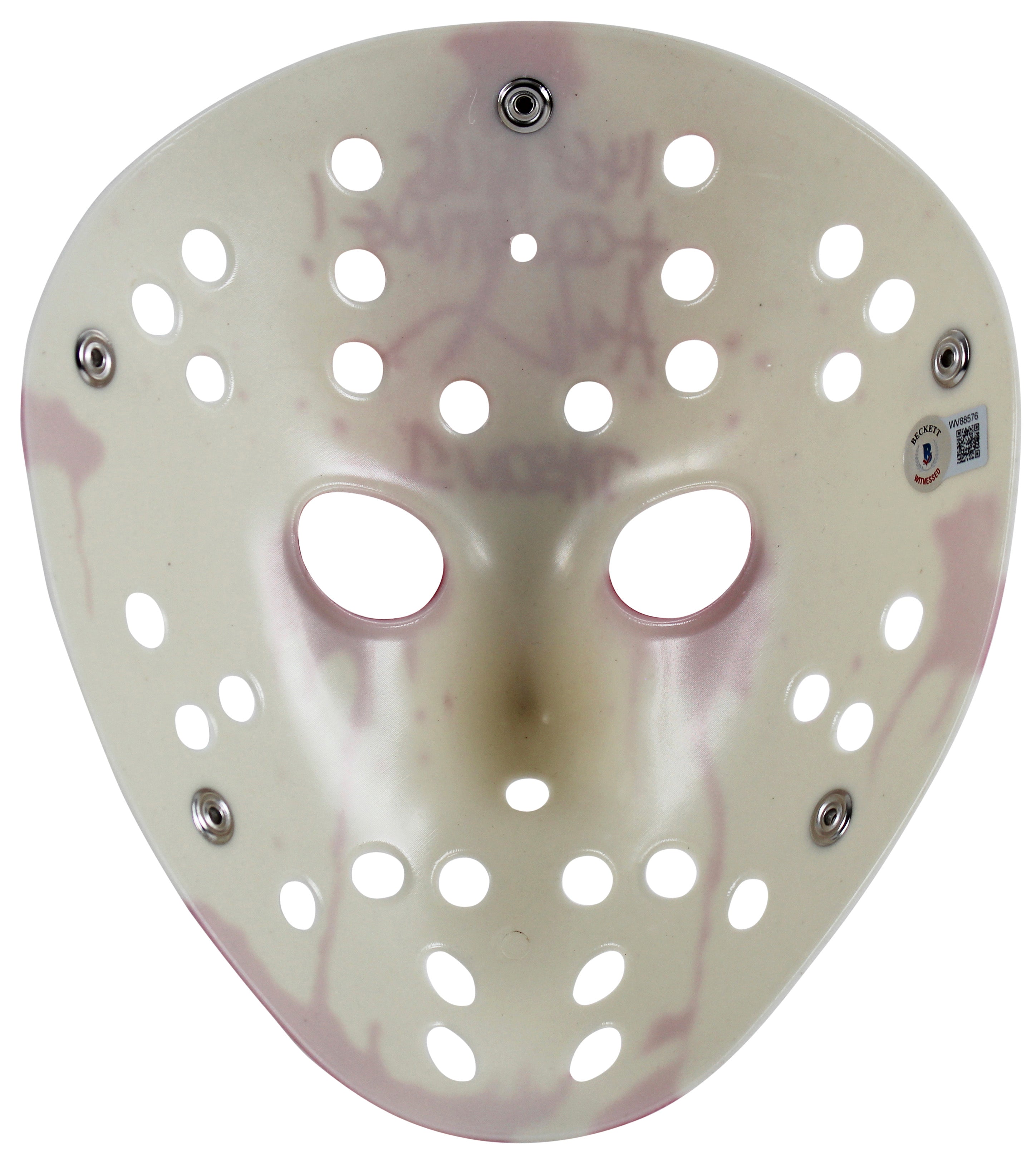 Ari Lehman Friday The 13th "146 Kills & Counting" Signed White Mask BAS Witness