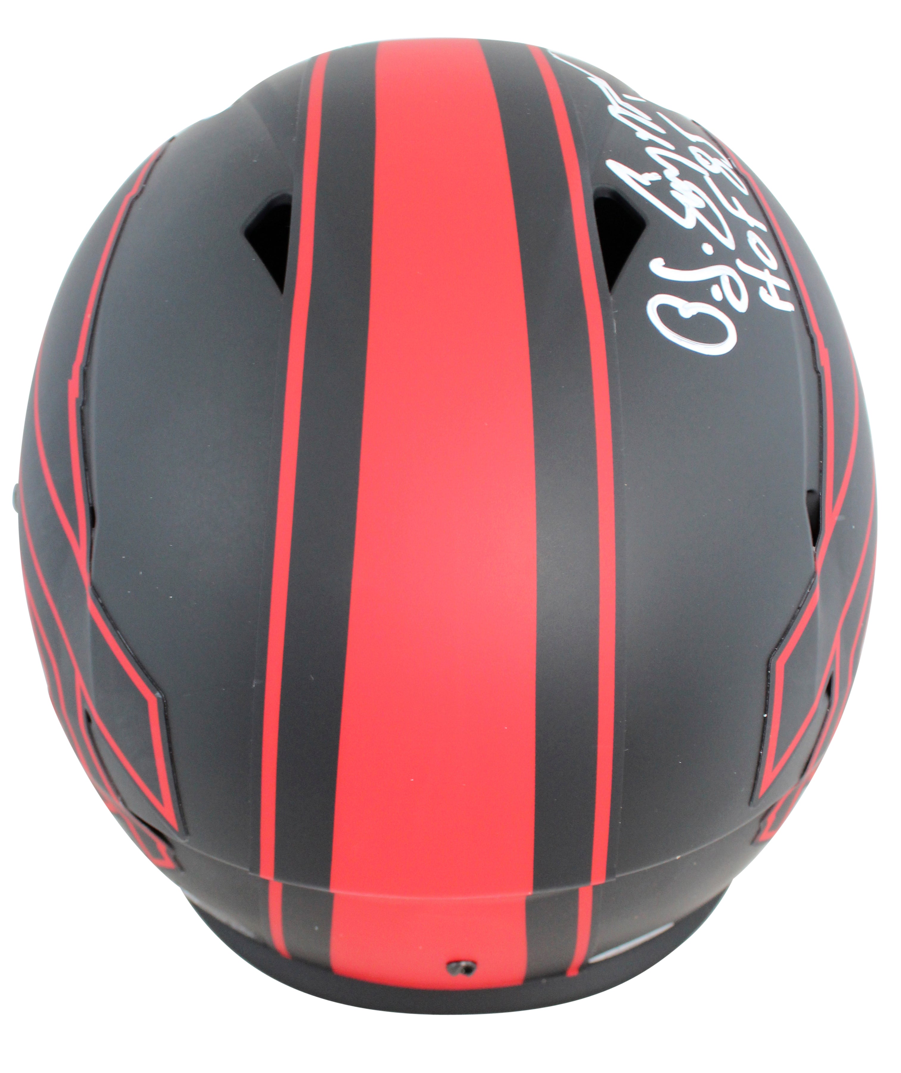 Bills O.J. Simpson HOF 85 Signed Eclipse Full Size Speed Rep Helmet JSA Witness