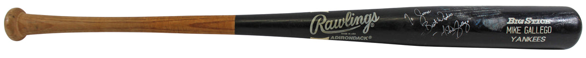 Athletics Mike Gallego Signed Game Used Rawlings Adirondack Bat BAS #X71299