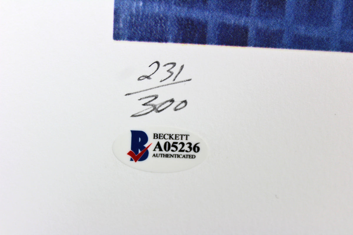 Jimmy Page Led Zeppelin Signed 30x33 LE Artist Print Litho #231/300 BAS #A05236