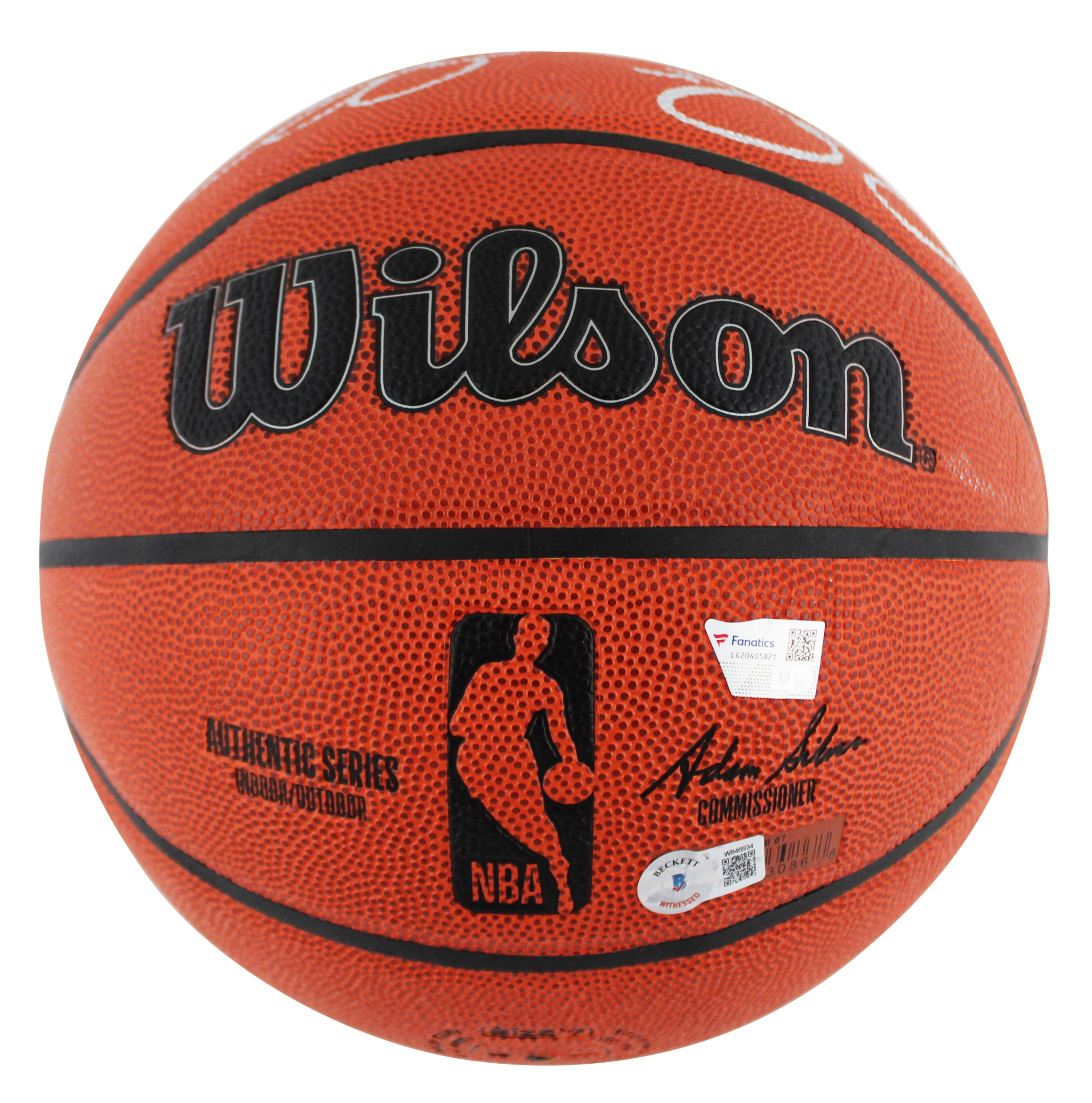 Celtics (3) Garnett, Pierce & Allen Signed Wilson Basketball w/ Case BAS Wit