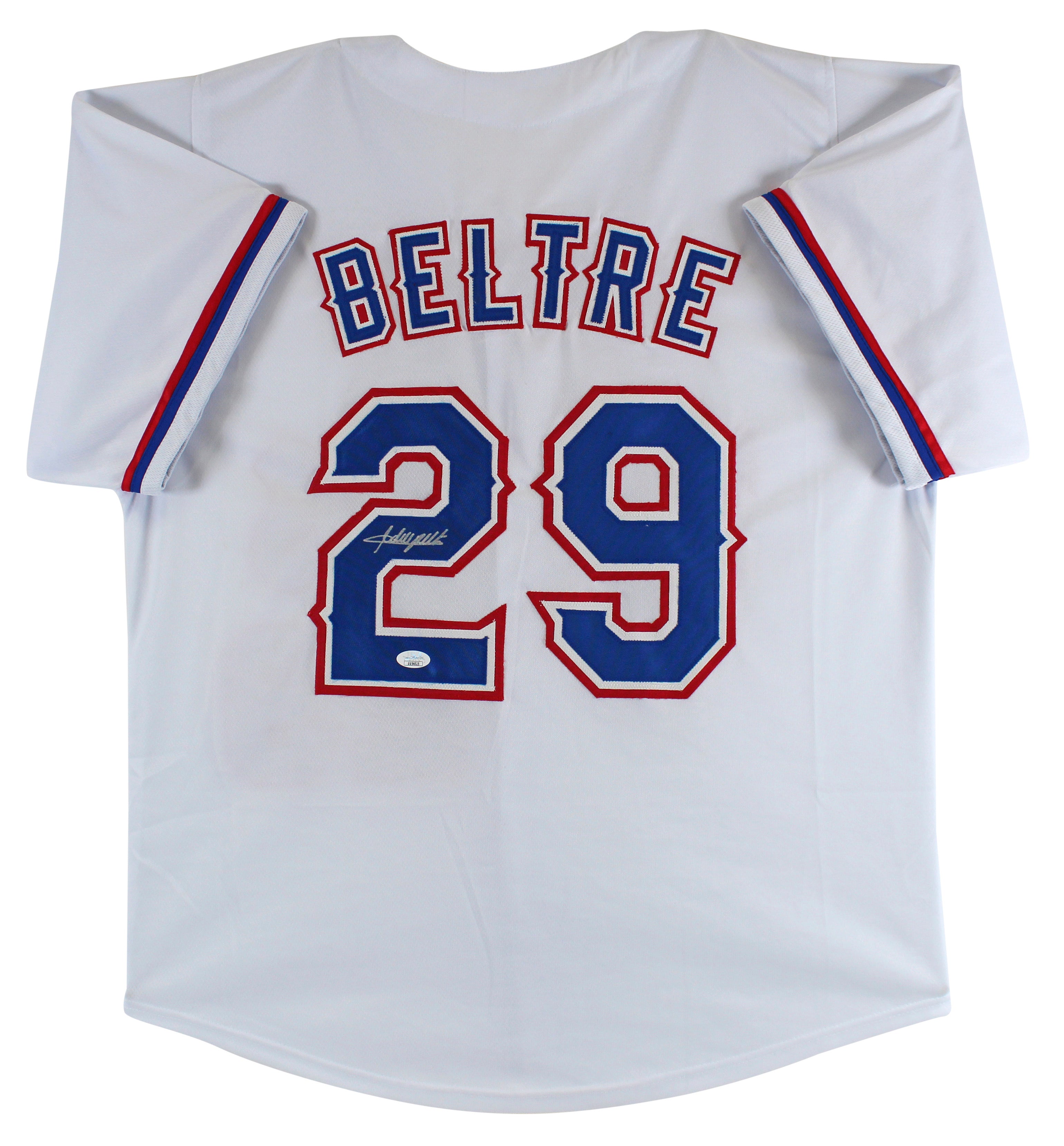 Adrian Beltre Authentic Signed White Pro Style Jersey Autographed JSA