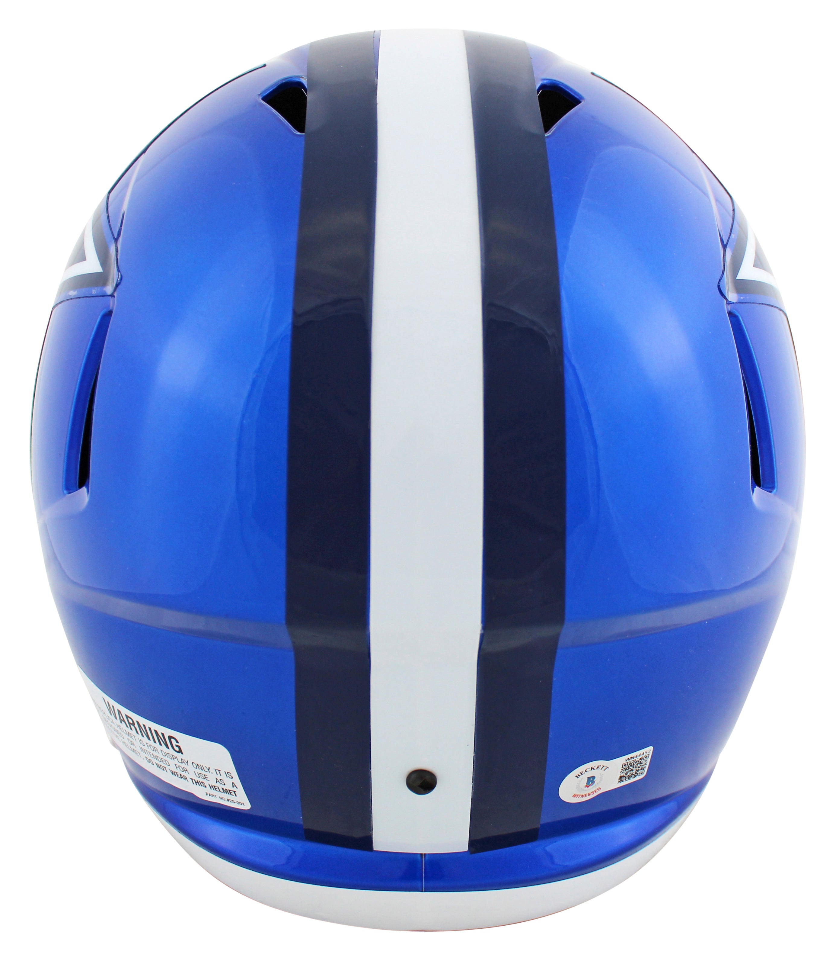 Cowboys Roger Staubach Signed Flash Full Size Speed Rep Helmet BAS Witnessed