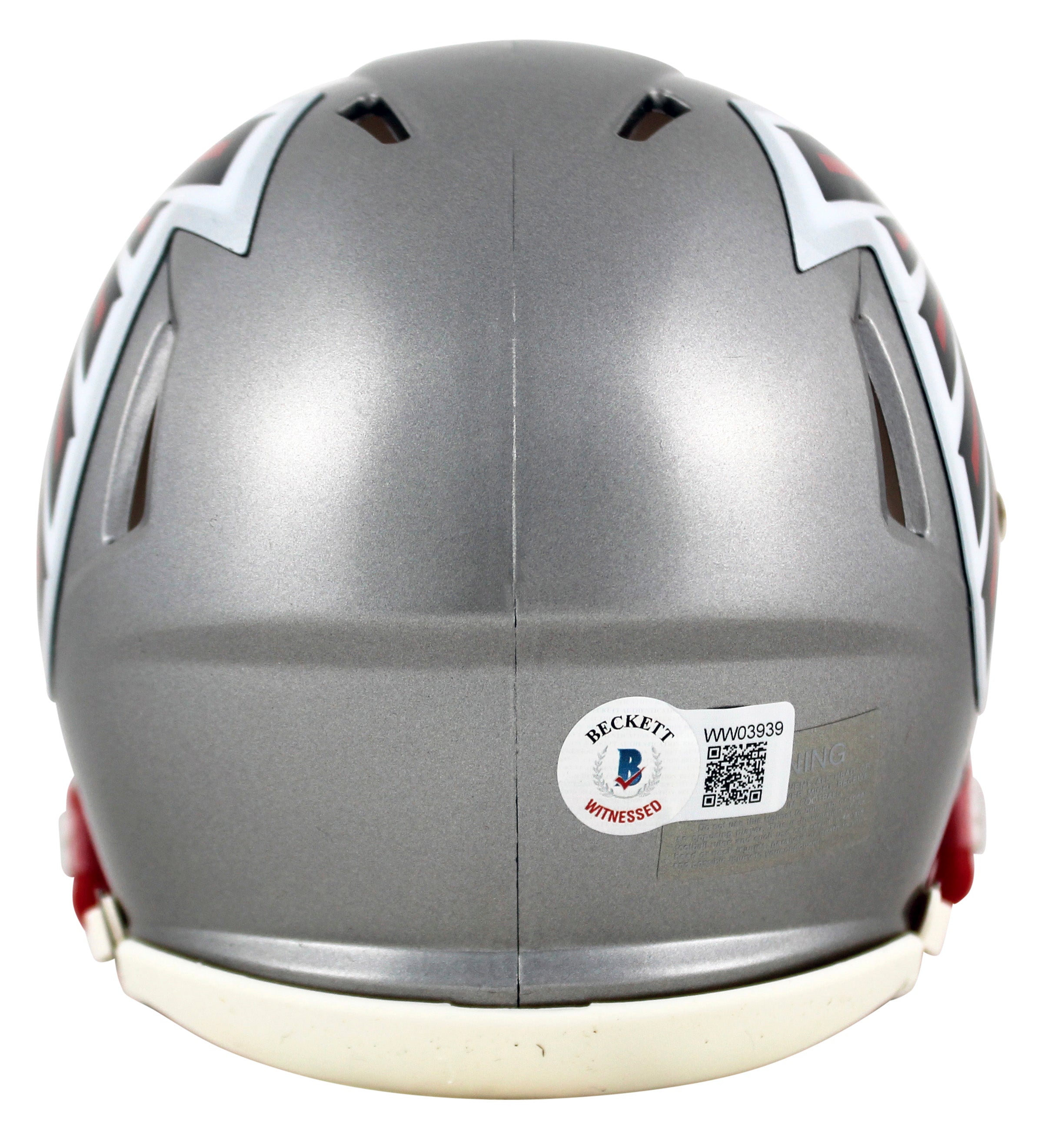 Falcons Kyle Pitts Authentic Signed Flash Speed Mini Helmet BAS Witness #WW03939