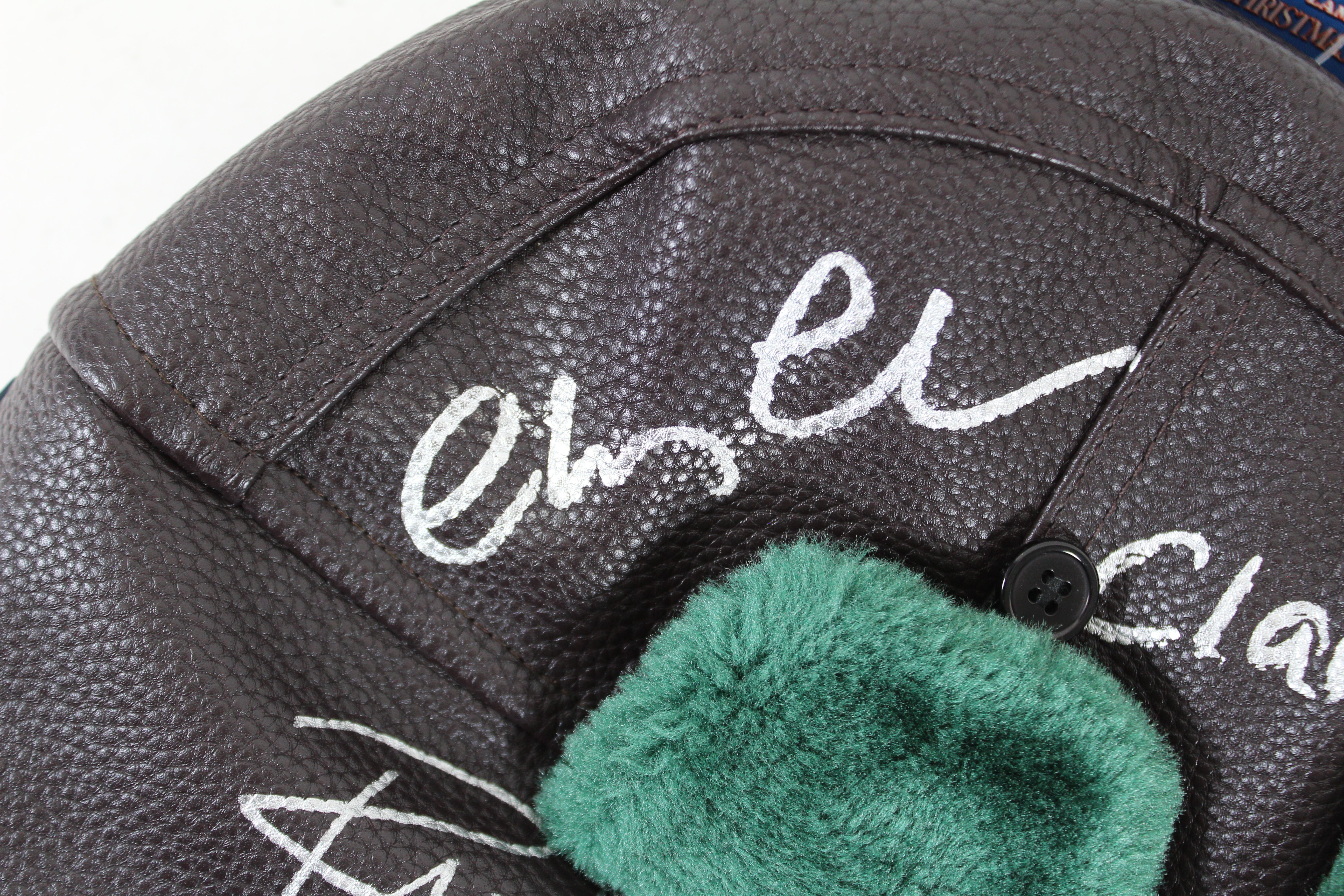 Chevy Chase & Randy Quaid Christmas Vacation "3x Insc" Signed Hat BAS #BK88253