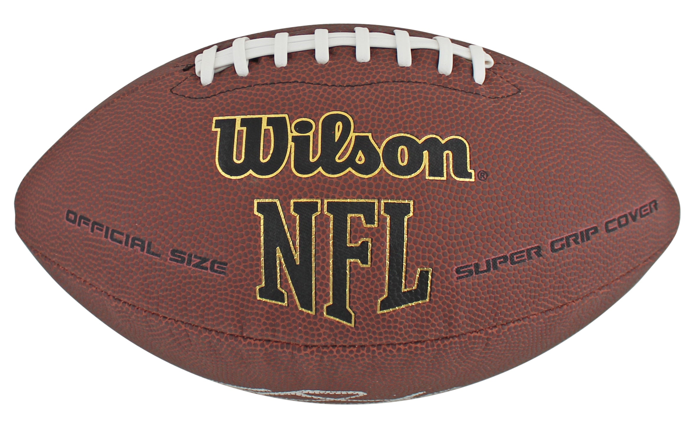 Panthers Miles Sanders Authentic Signed Wilson Super Grip Nfl Football JSA Witness