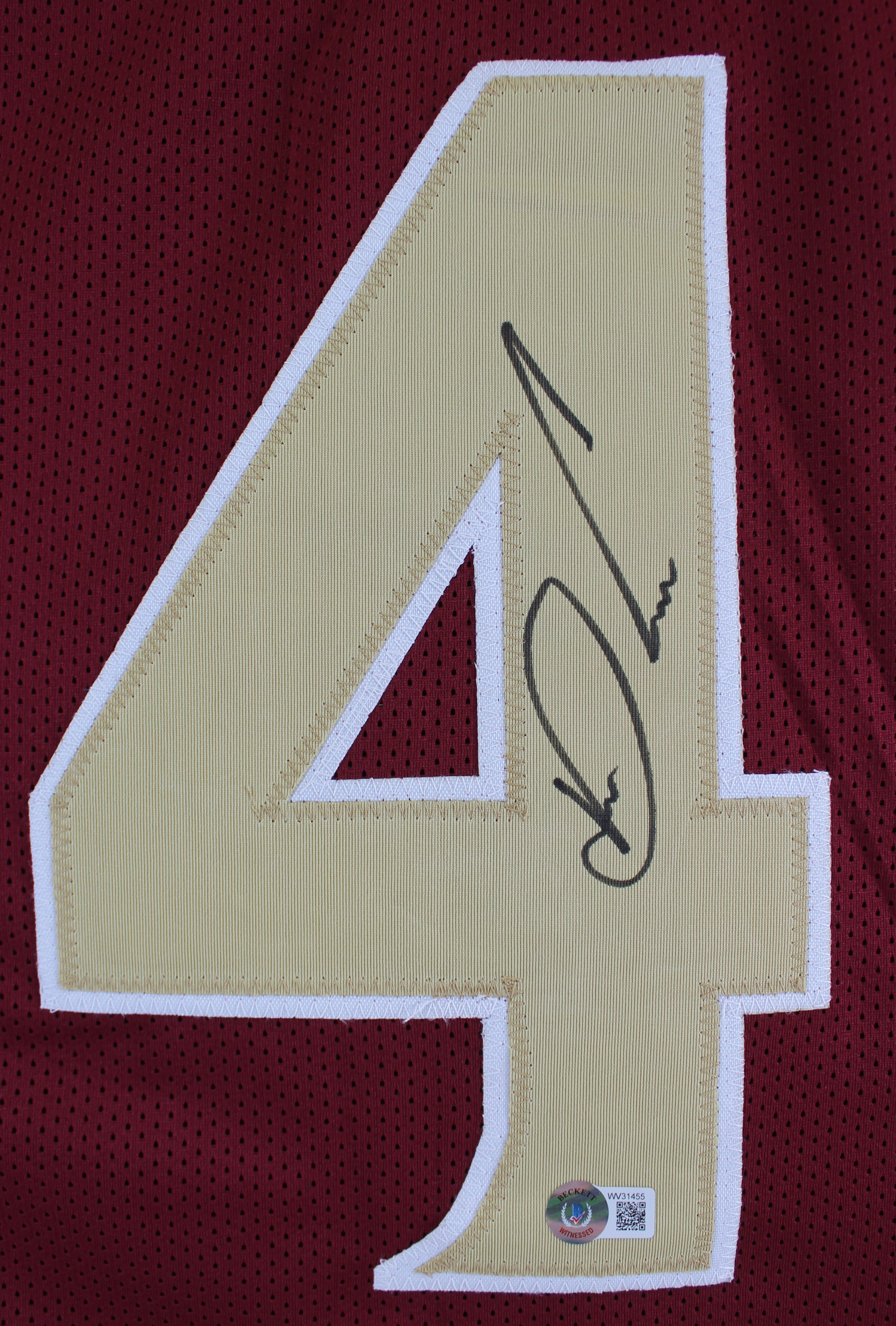 Florida State Dalvin Cook Authentic Signed Maroon Pro Style Jersey BAS Witnessed