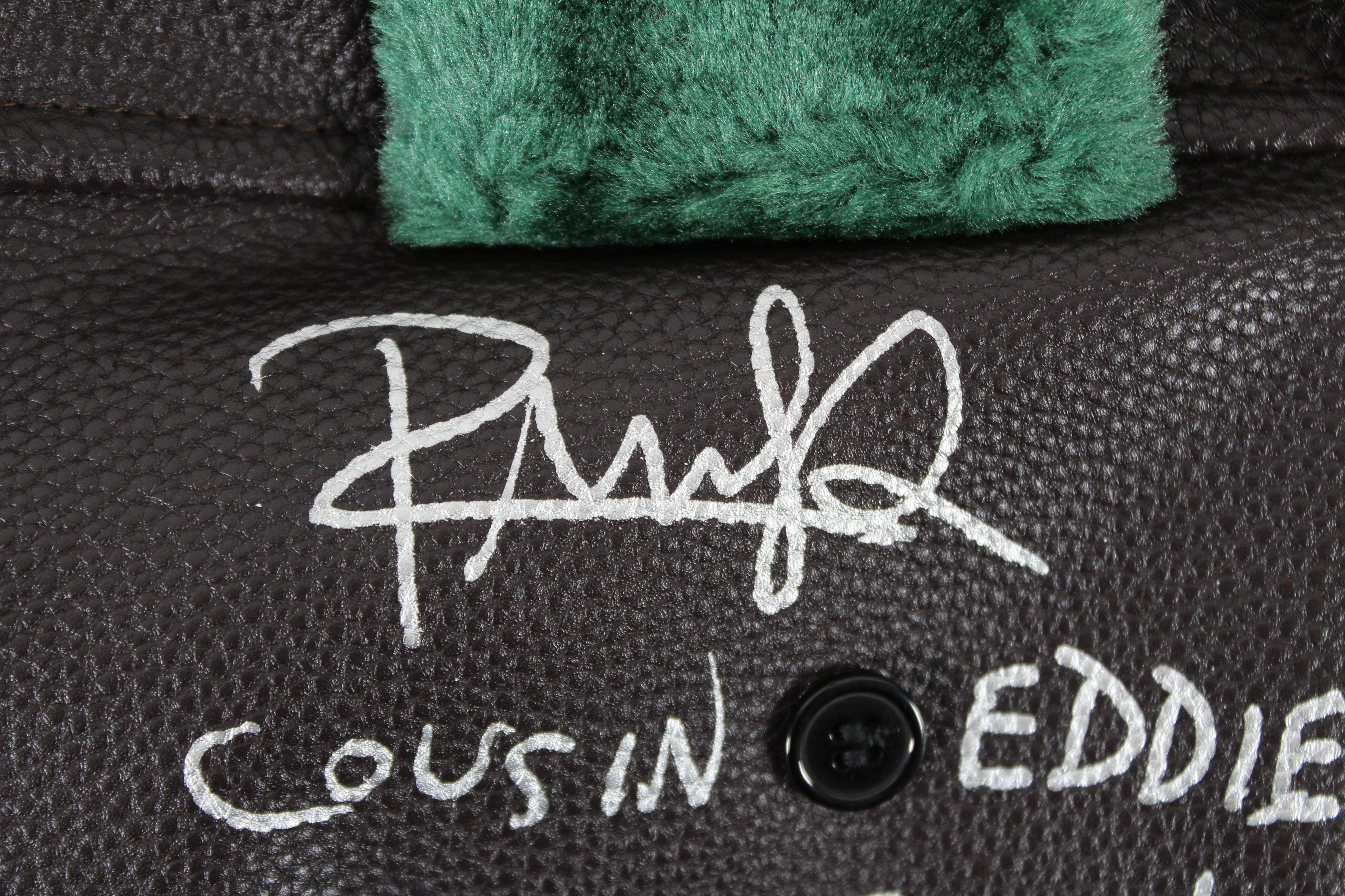 Chevy Chase & Randy Quaid Christmas Vacation "2x Insc" Signed Hat BAS #BK88260
