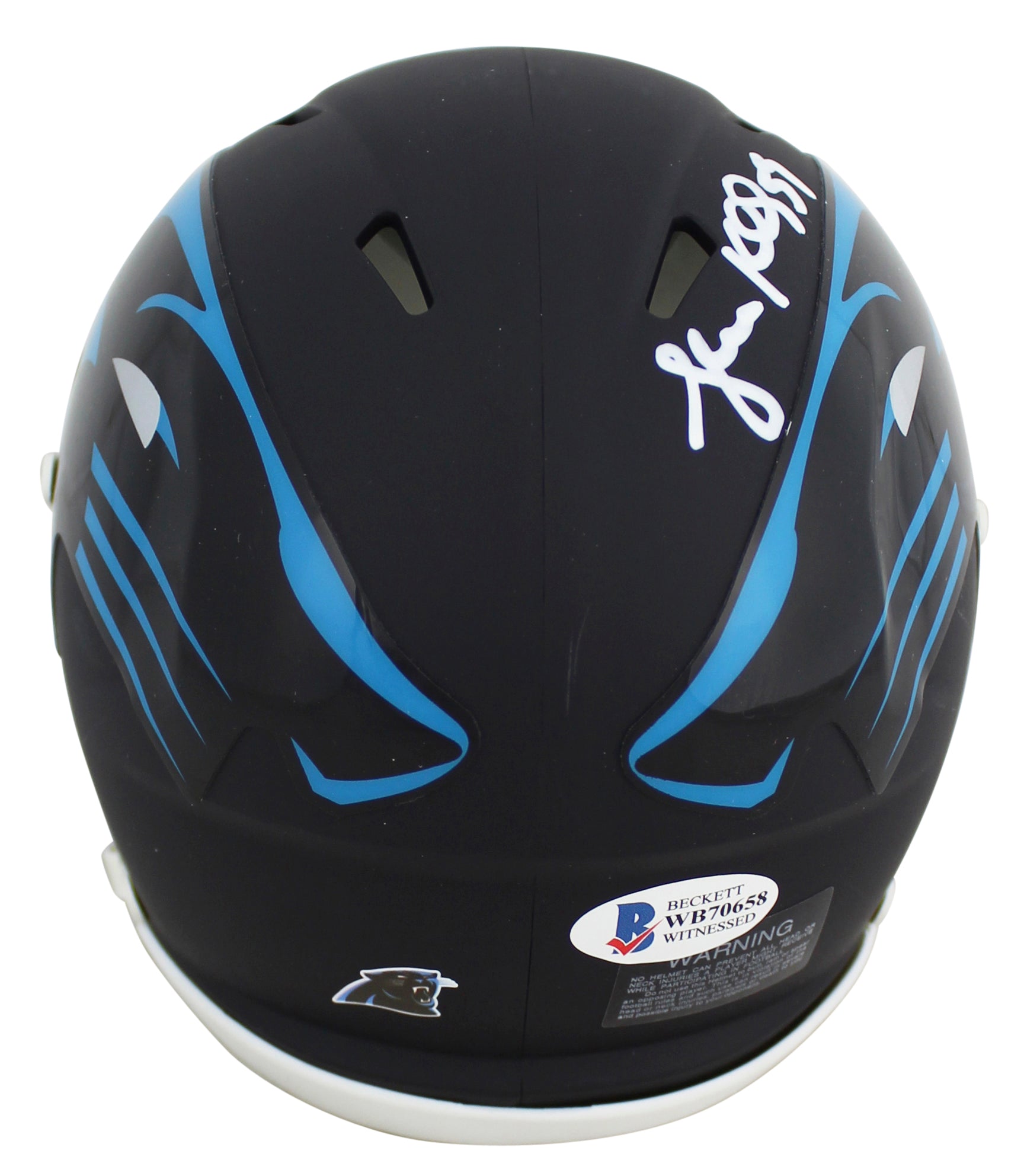 Panthers Luke Kuechly Authentic Signed Amp Speed Mini Helmet BAS Witnessed