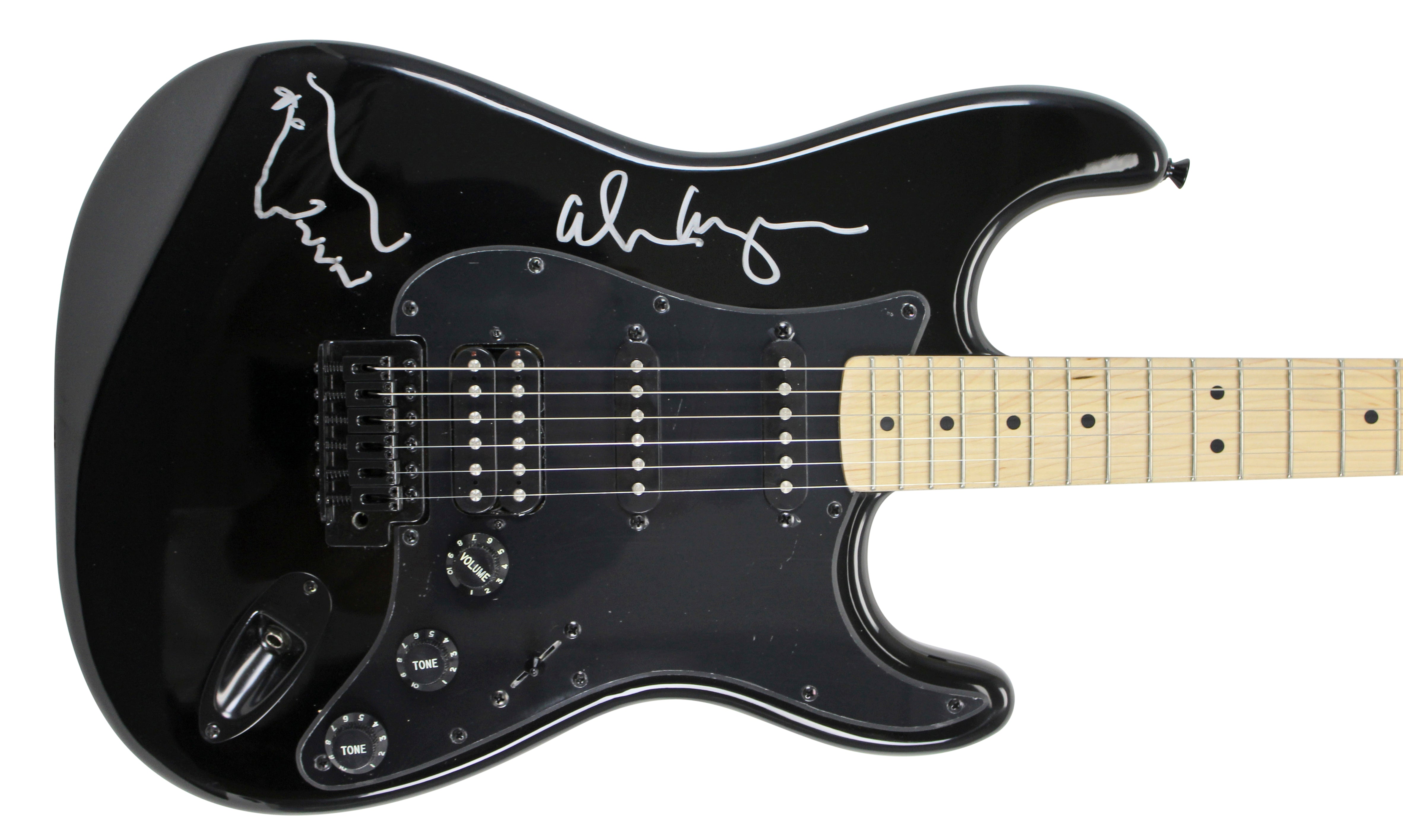 Alice Cooper Signed Fender Bullet Guitar w/ Hand Drawn Sketch PSA Itp #7A26728