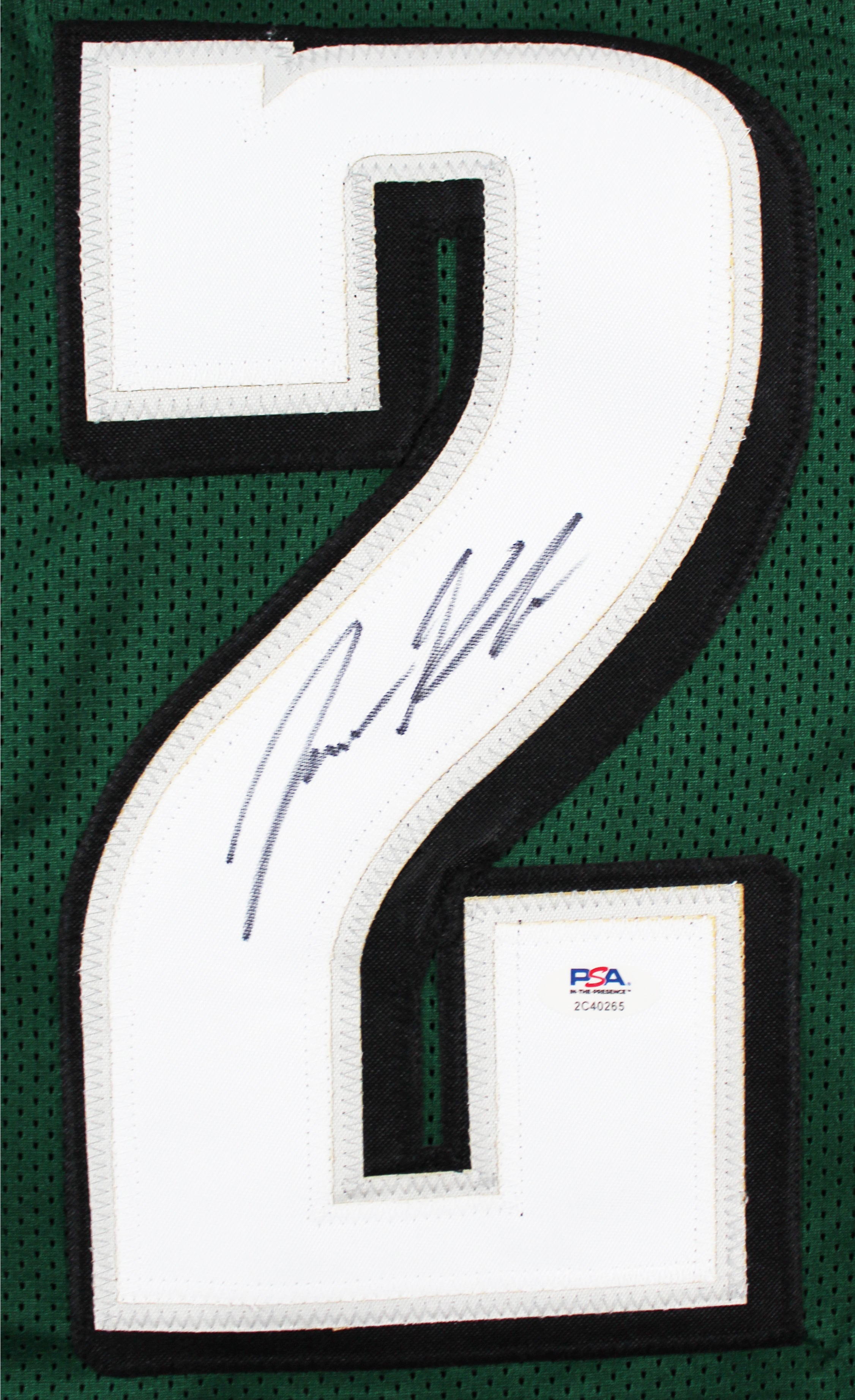 Jason Kelce Authentic Signed Green Pro Style Jersey Autographed PSA/DNA Itp