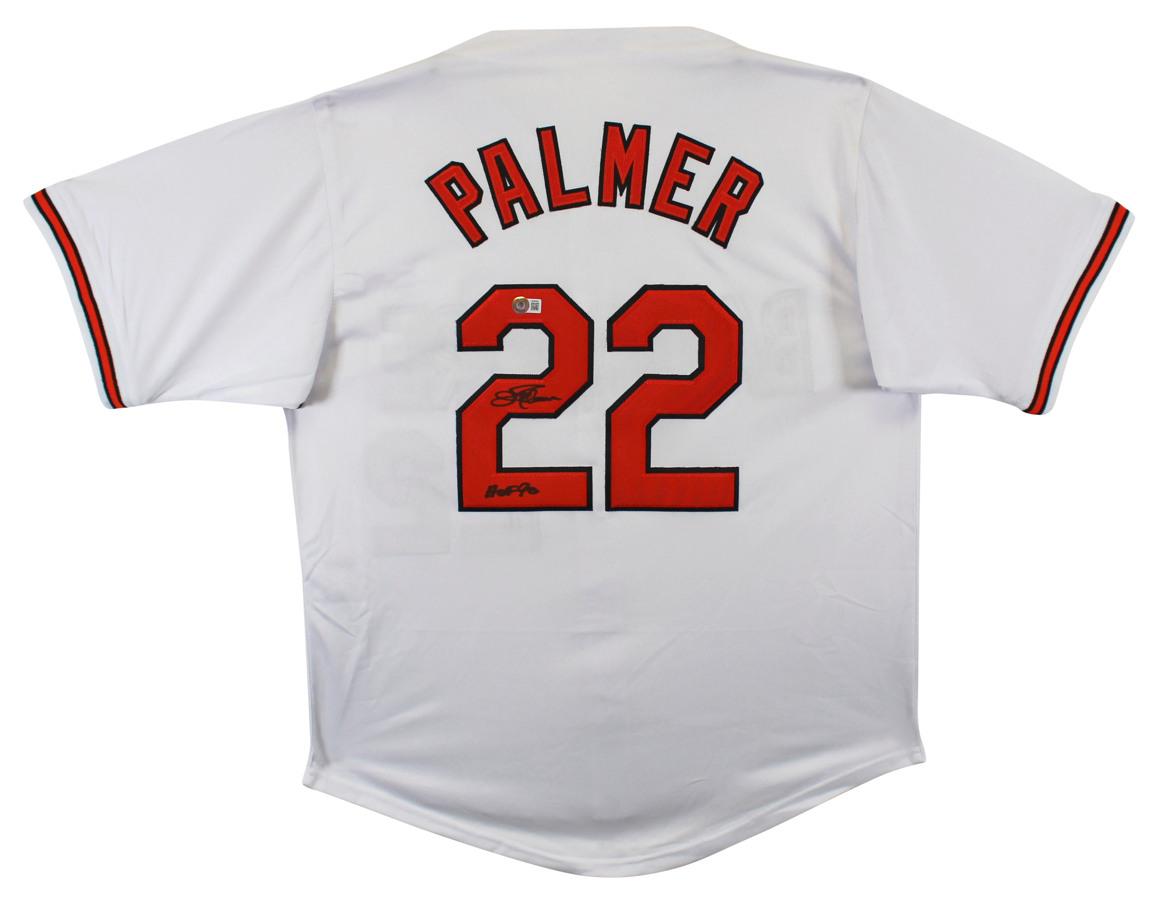 Jim Palmer "HOF 90" Authentic Signed White Pro Style Jersey BAS Witnessed