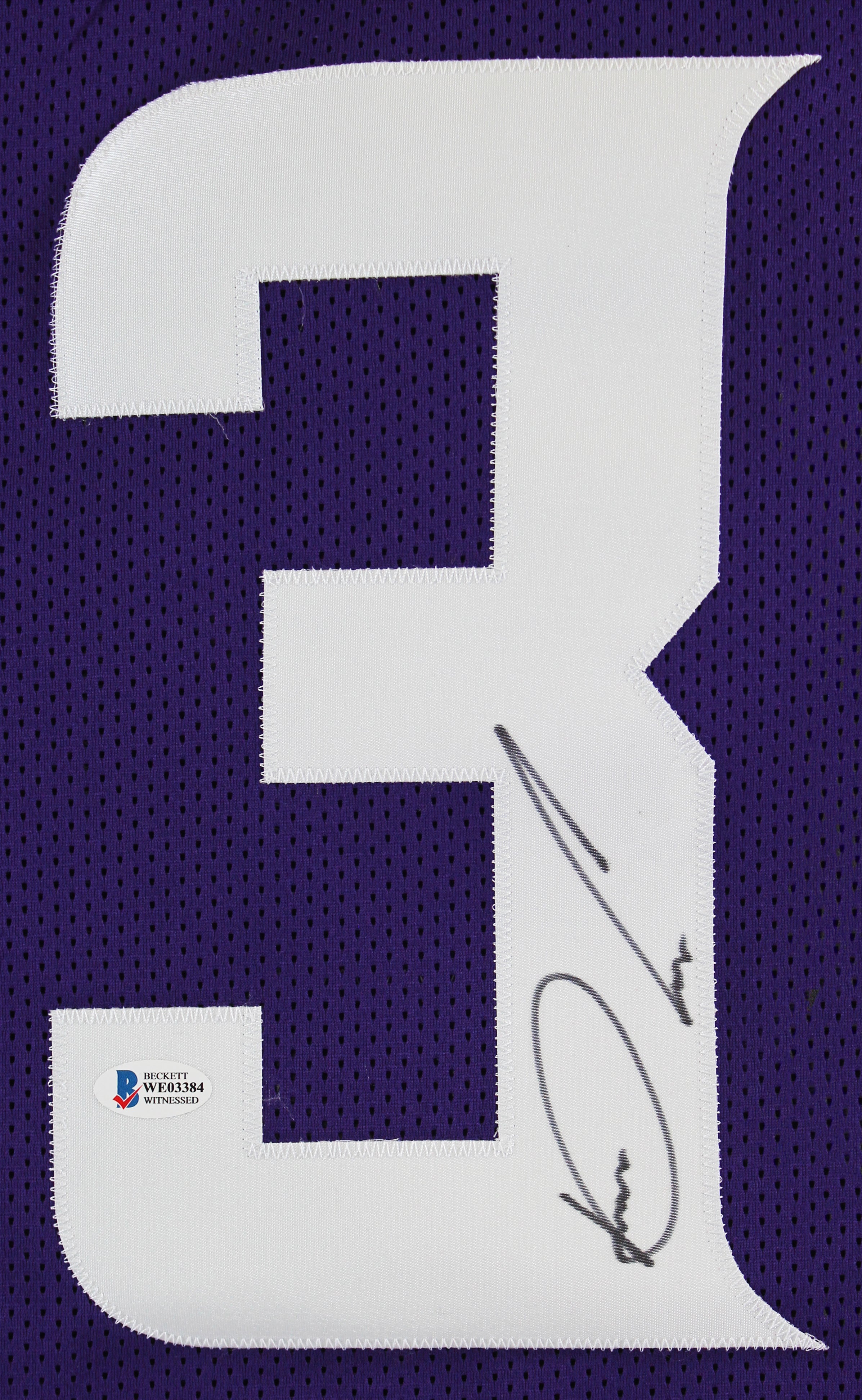 Dalvin Cook Authentic Signed Purple Pro Style Jersey Autographed BAS Witnessed