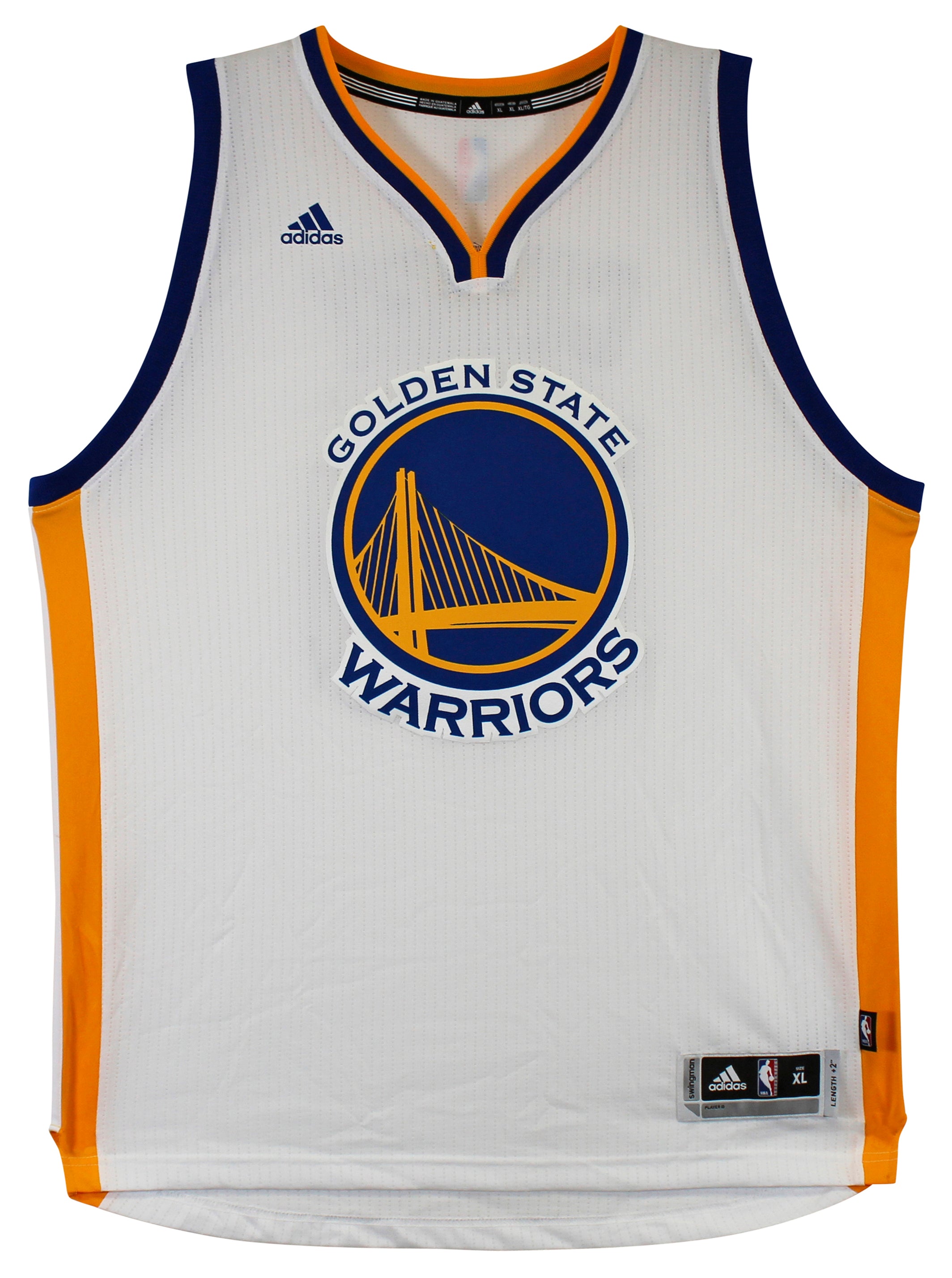 Warriors Stephen Curry Authentic Signed White Adidas The Bay Jersey JSA