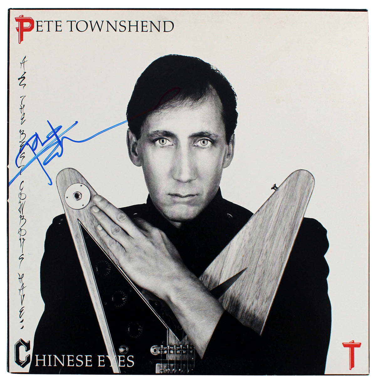Pete Townshend Authentic Signed Album Cover W/ Vinyl Autographed PSA #AD74616