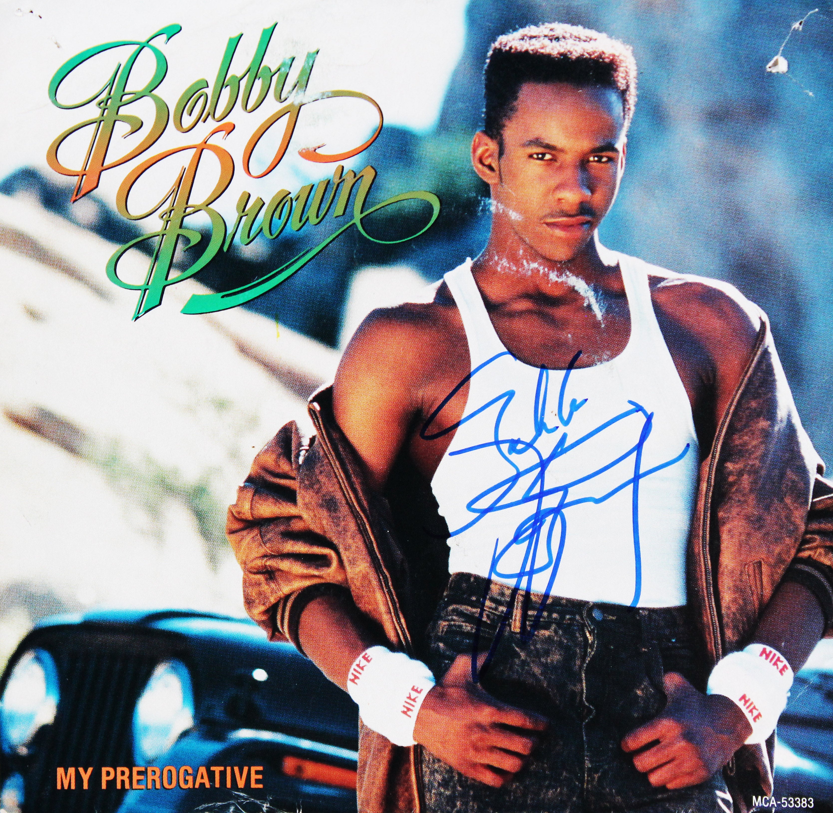 Bobby Brown Signed My Prerogative 45 RPM Single Album Cover BAS #BG79116