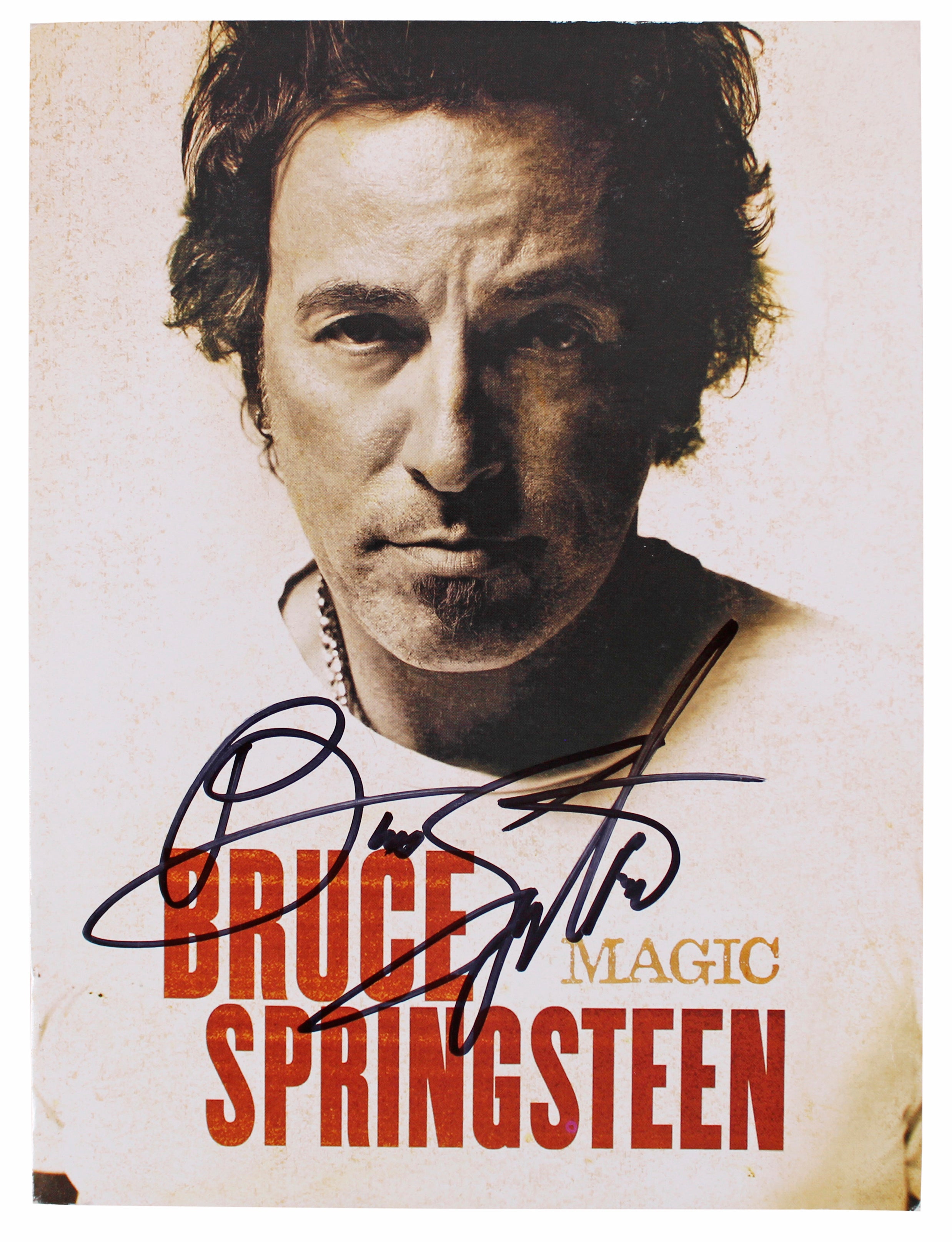 Bruce Springsteen Authentic Signed 6x8 Magic Booklet Autographed BAS #AD64076