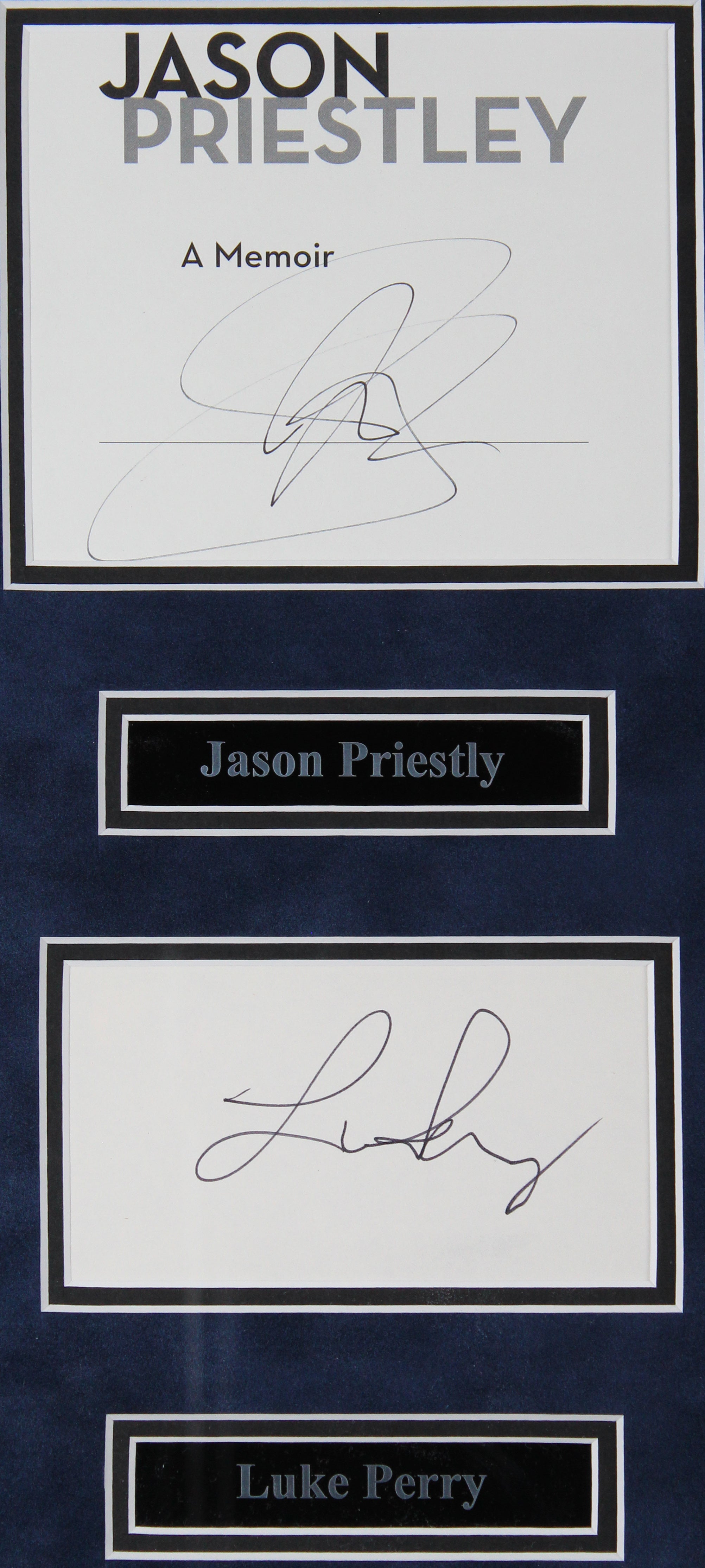 Beverly Hills 90210 Cast (8) Perry, Priestly Signed Framed Display BAS #AC33438