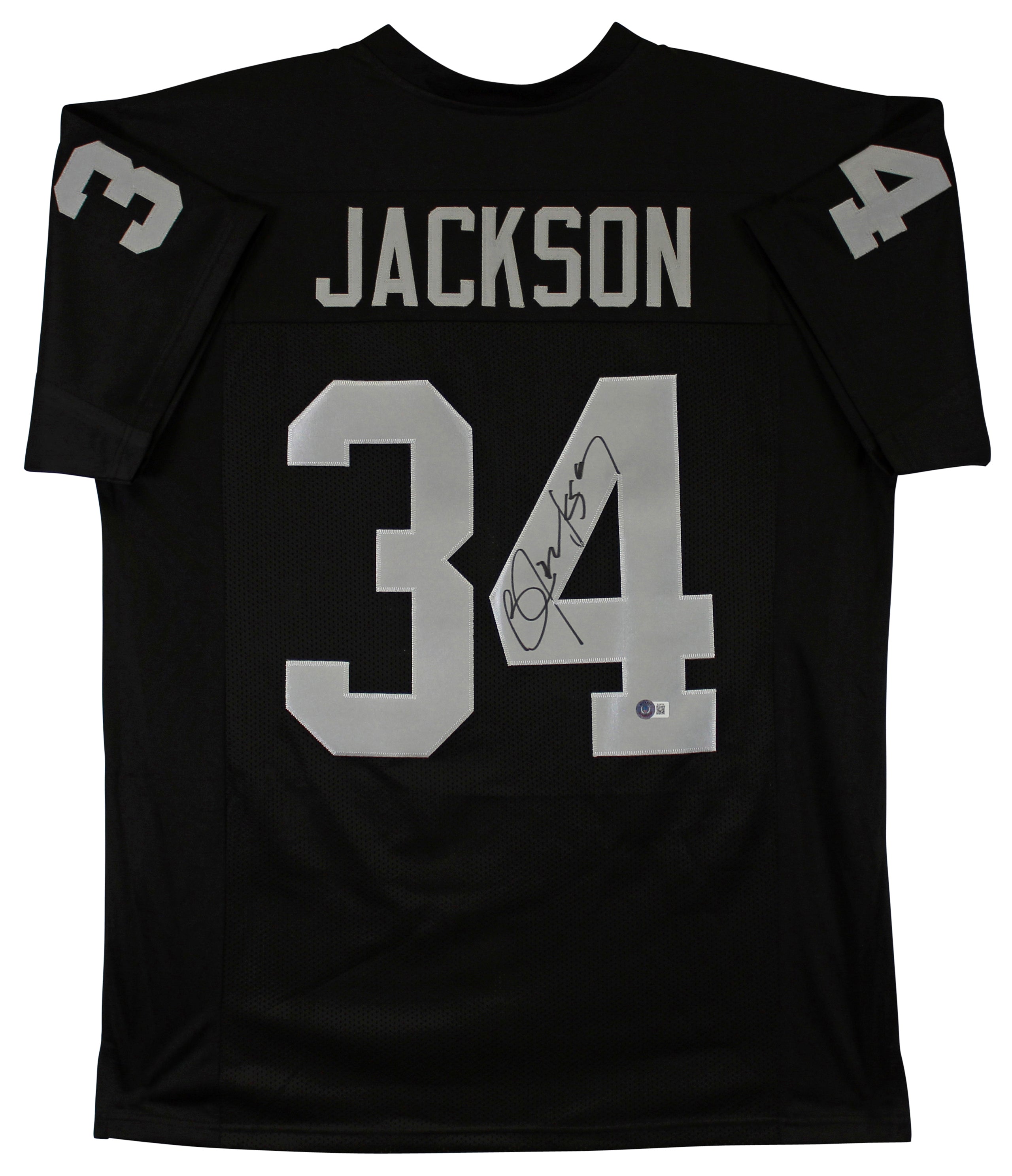 Bo Jackson Authentic Signed Black Pro Style Jersey Autographed BAS