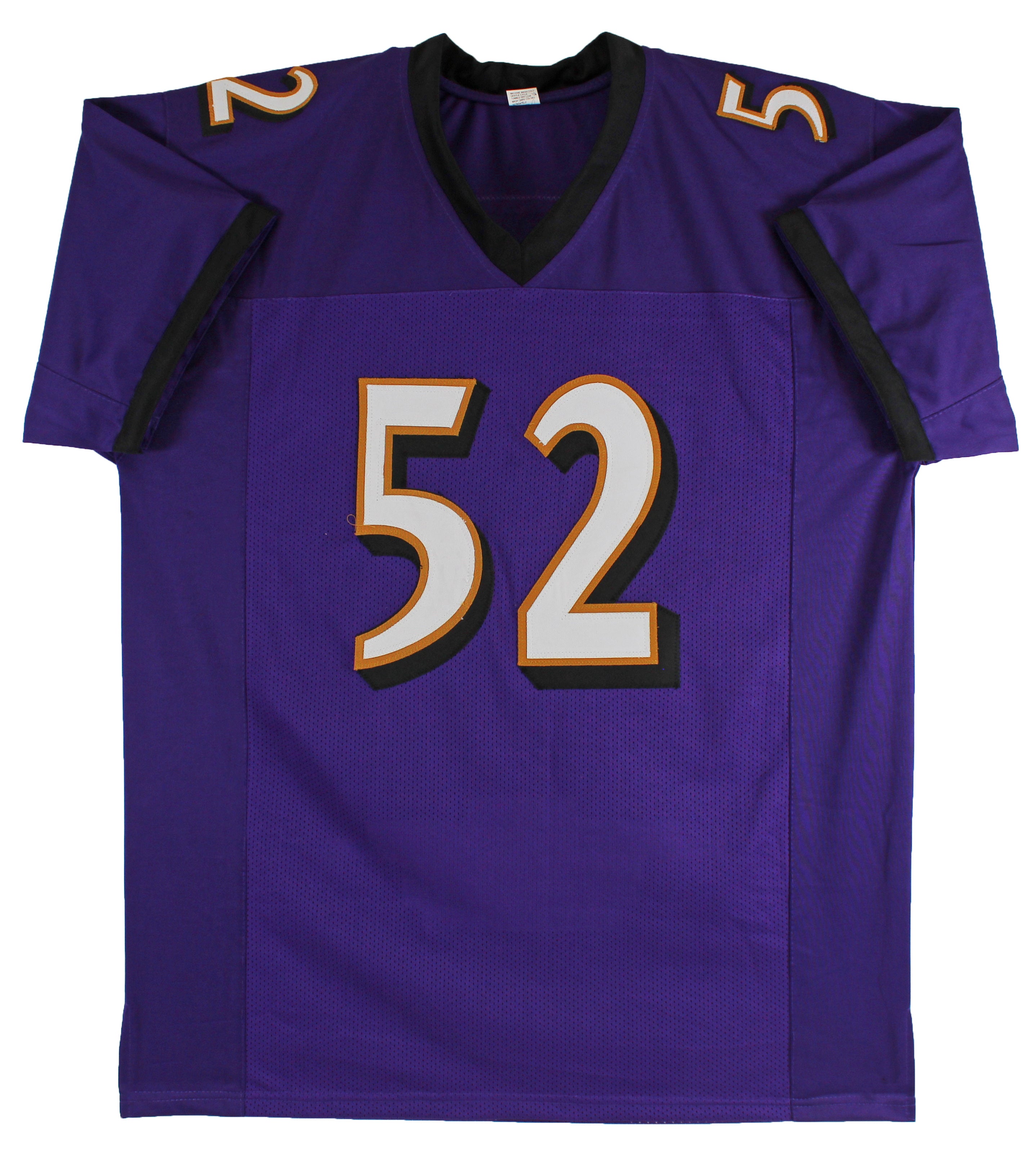 ** HOLIDAY DOORBUSTER ** Ray Lewis Authentic Signed Purple Pro Style Stat Jersey BAS Witnessed