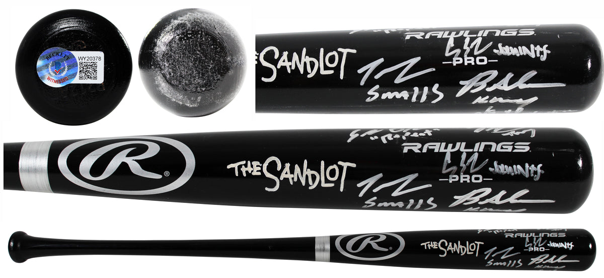 The Sandlot (6) Guiry, Leopardi, +4 Signed Baseball Bat w/Character Names BAS 3